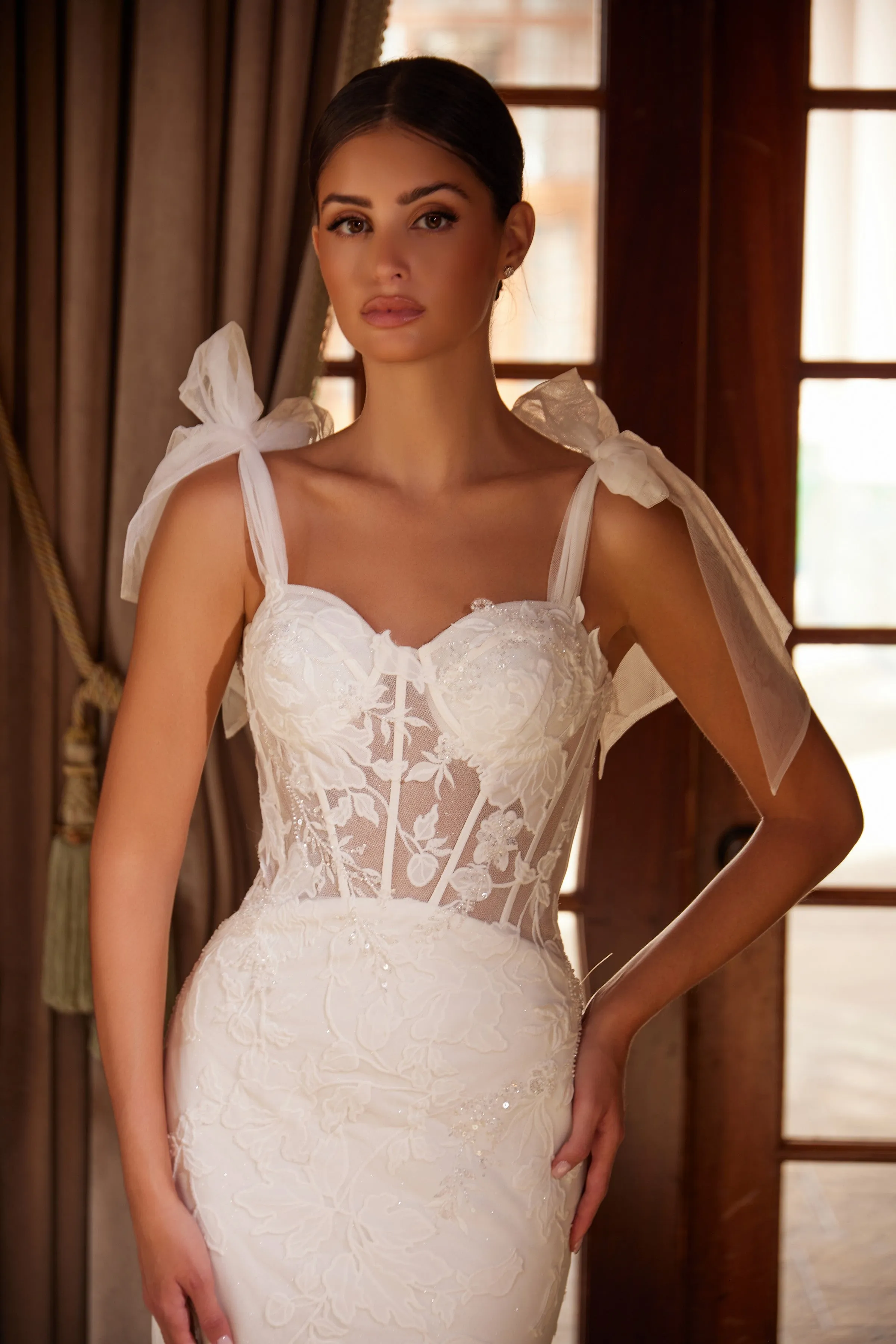 NOX ANABEL JW1033L Romantic Sweetheart Floor-Length Gown sold by The Gown Galleria product image thumbnail 4