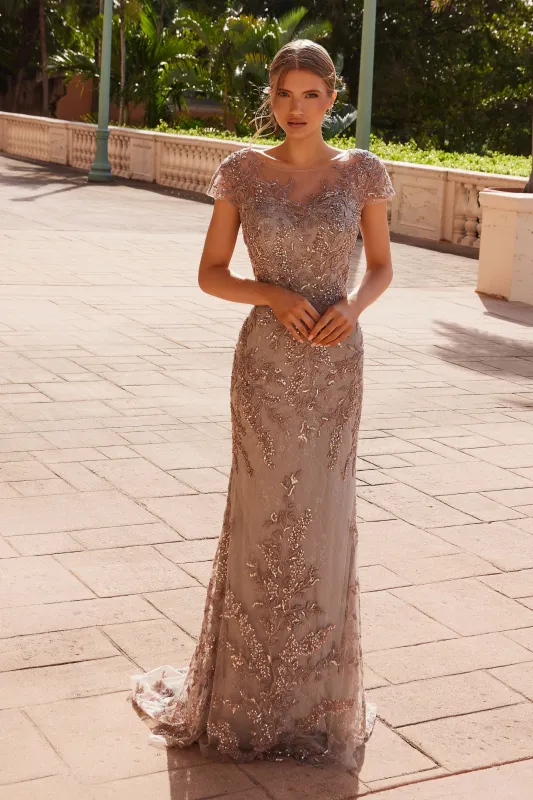 NOX ANABEL MT110 Sequins Mother Of The Bride Dress sold by The Gown Galleria