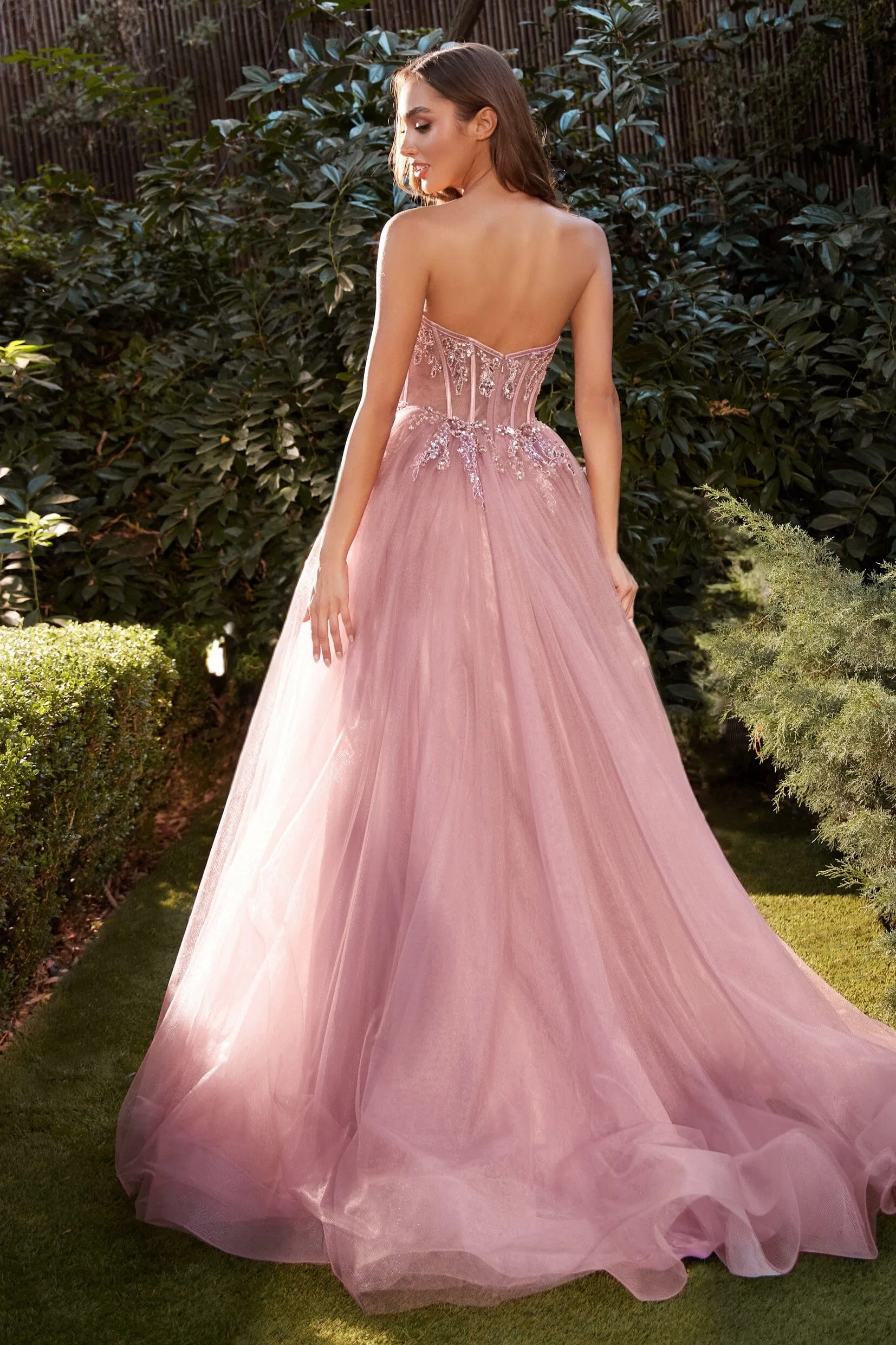 ANDREA & LEO A1267 Strapless A-Line Corset Gown sold by The Gown Galleria product image thumbnail 2