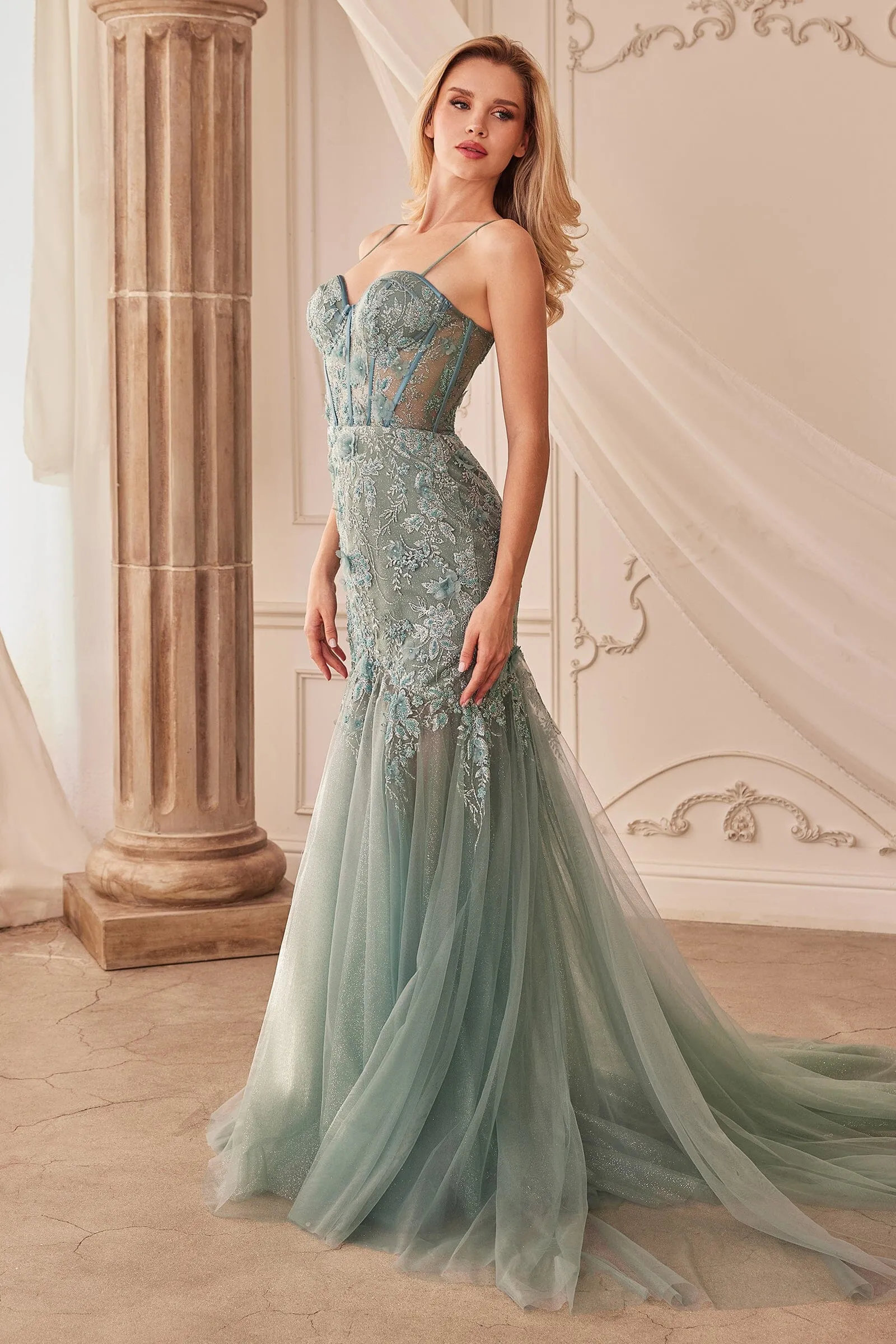 ANDREA & LEO A1232 Fit & Flare Embellsihed Gown sold by The Gown Galleria product image thumbnail 5