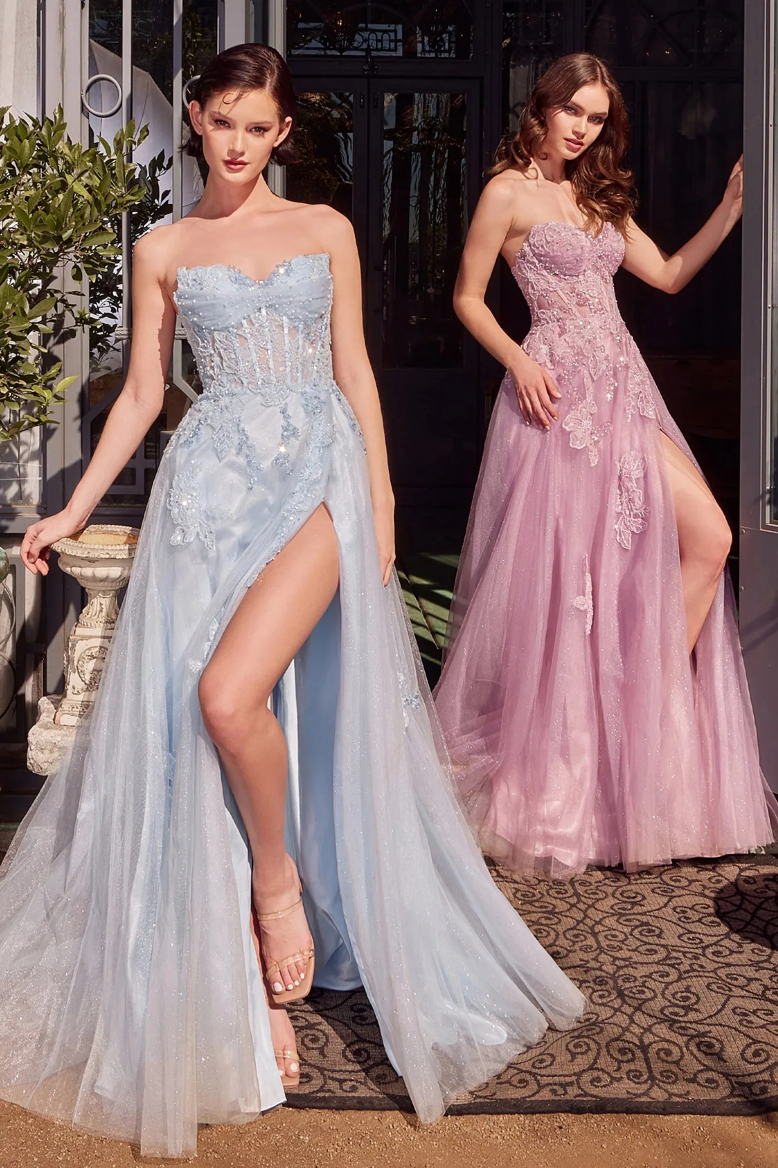 ANDREA & LEO A1378 Strapless Layered Tulle Ball Gown sold by The Gown Galleria product image thumbnail 2
