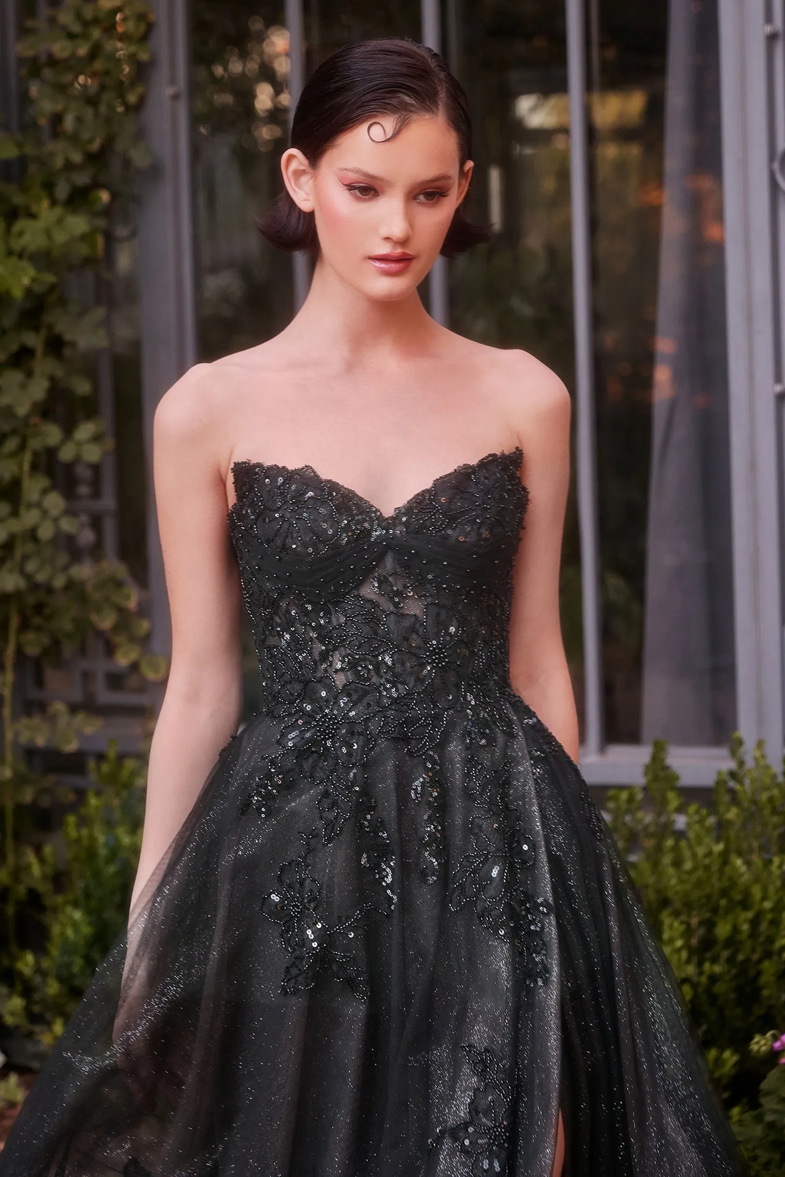 ANDREA & LEO A1378 Strapless Layered Tulle Ball Gown sold by The Gown Galleria product image thumbnail 5