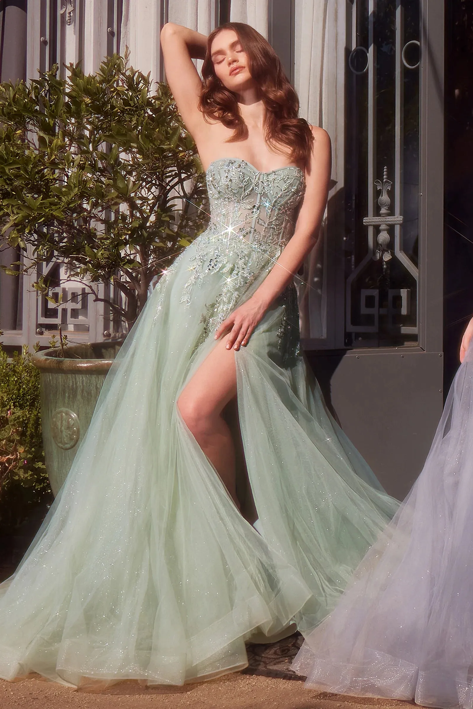 ANDREA & LEO A1415 Strapless Corset Embellished Ball Gown sold by The Gown Galleria product image thumbnail 5