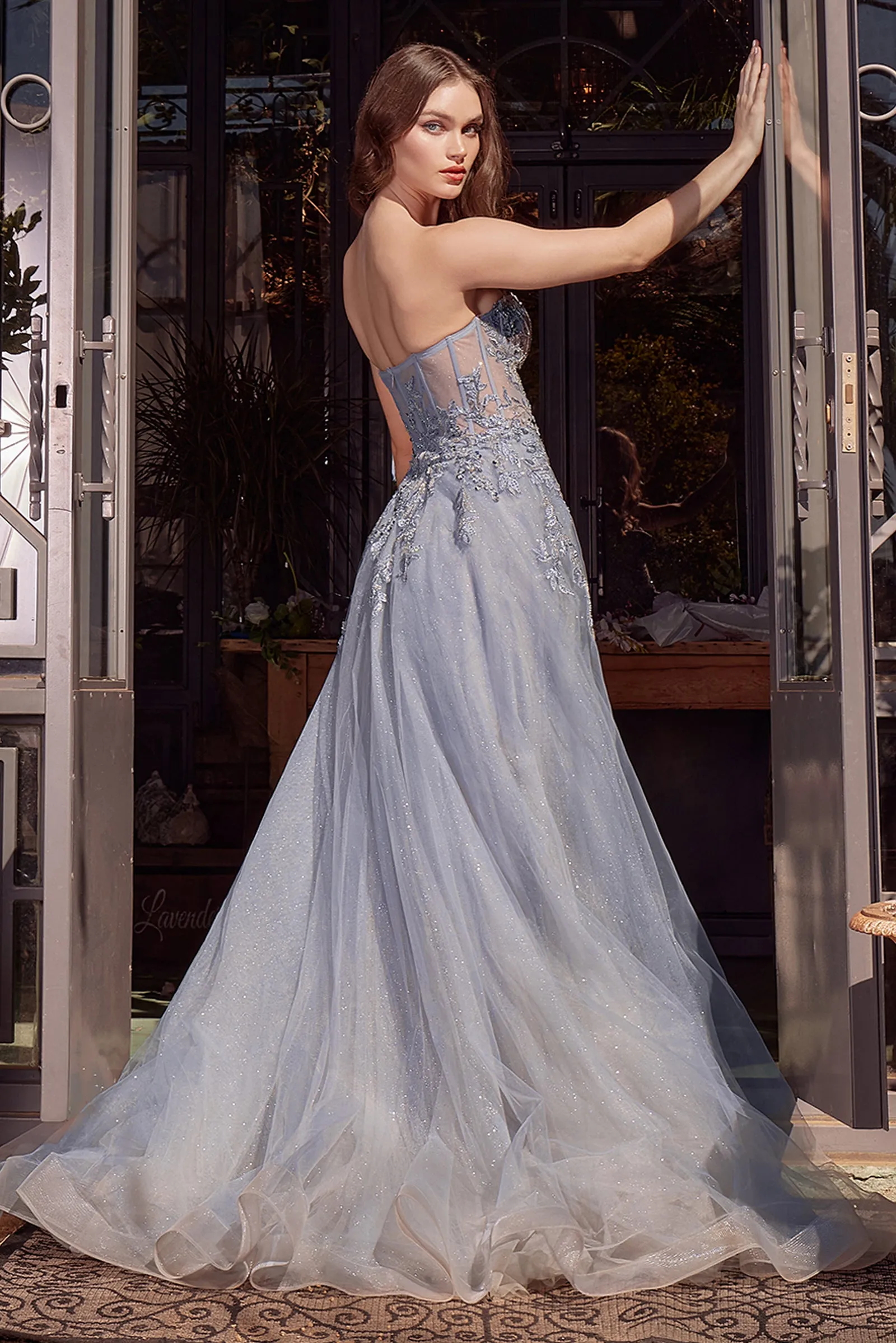 ANDREA & LEO A1415 Strapless Corset Embellished Ball Gown sold by The Gown Galleria product image thumbnail 2
