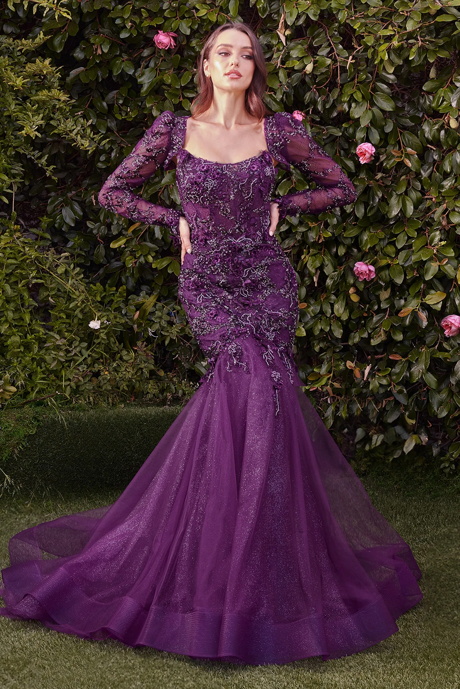 ANDREA & LEO MA101 Dynasty Lace Mermaid Gown sold by The Gown Galleria product image thumbnail 5