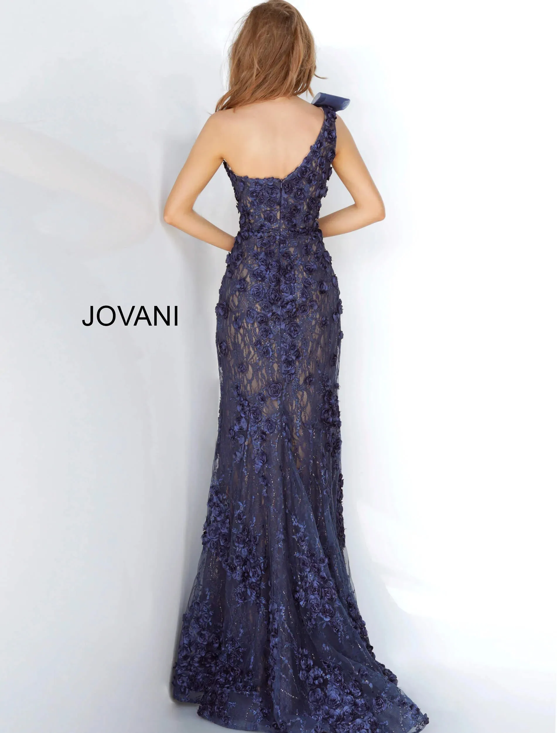 Jovani 3375 One Shoulder Sweetheart Gown sold by The Gown Galleria product image thumbnail 2