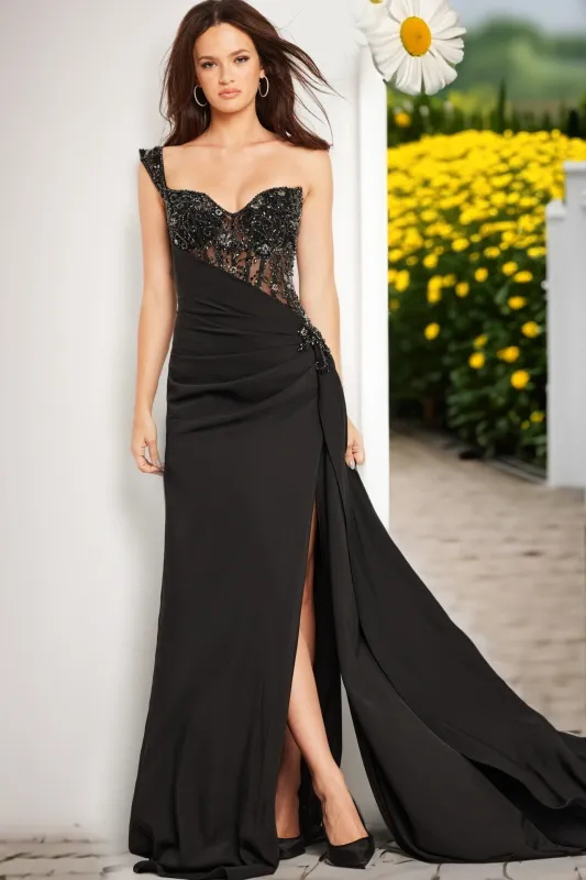 Jovani 37094 Sweetheart Sheath Prom Gown sold by The Gown Galleria