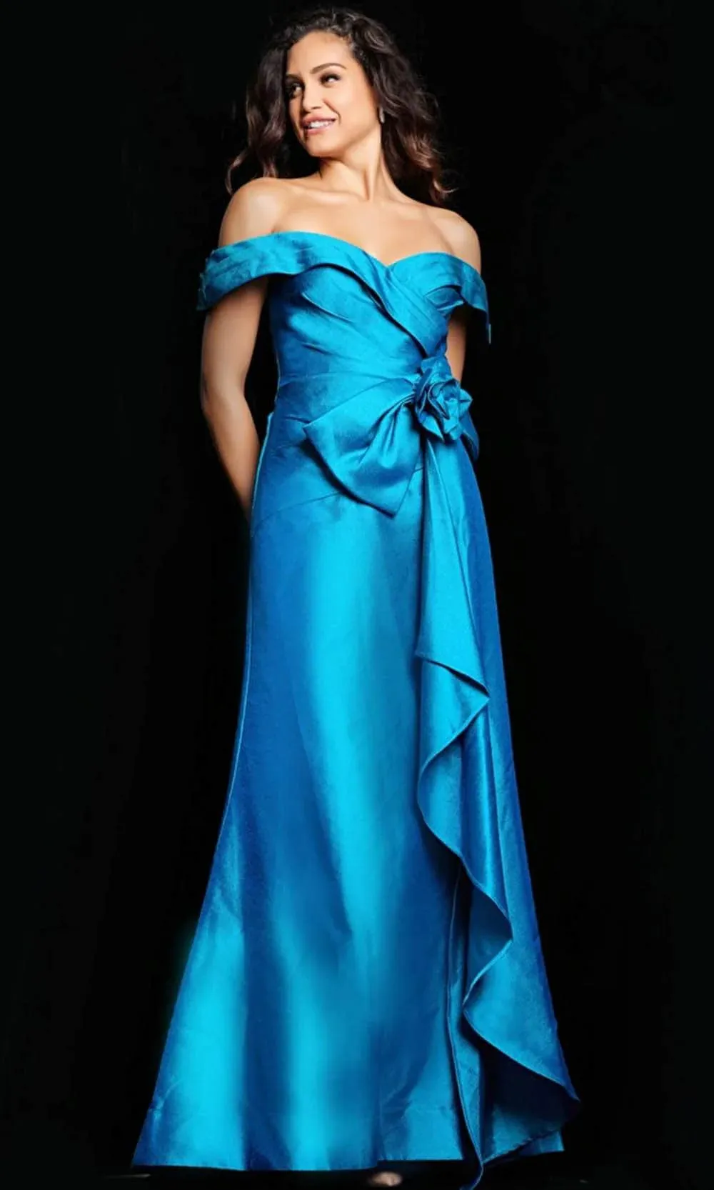 Jovani 37098 Sweetheart Taffeta Evening Gown sold by The Gown Galleria product image thumbnail 3