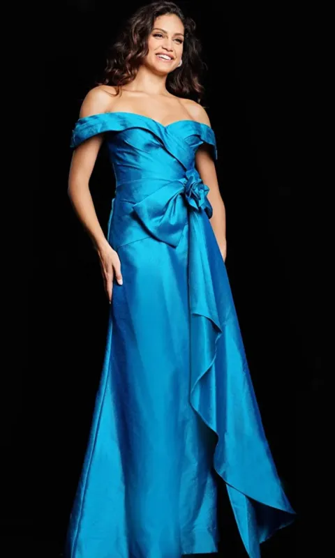 Jovani 37098 Sweetheart Taffeta Evening Gown sold by The Gown Galleria