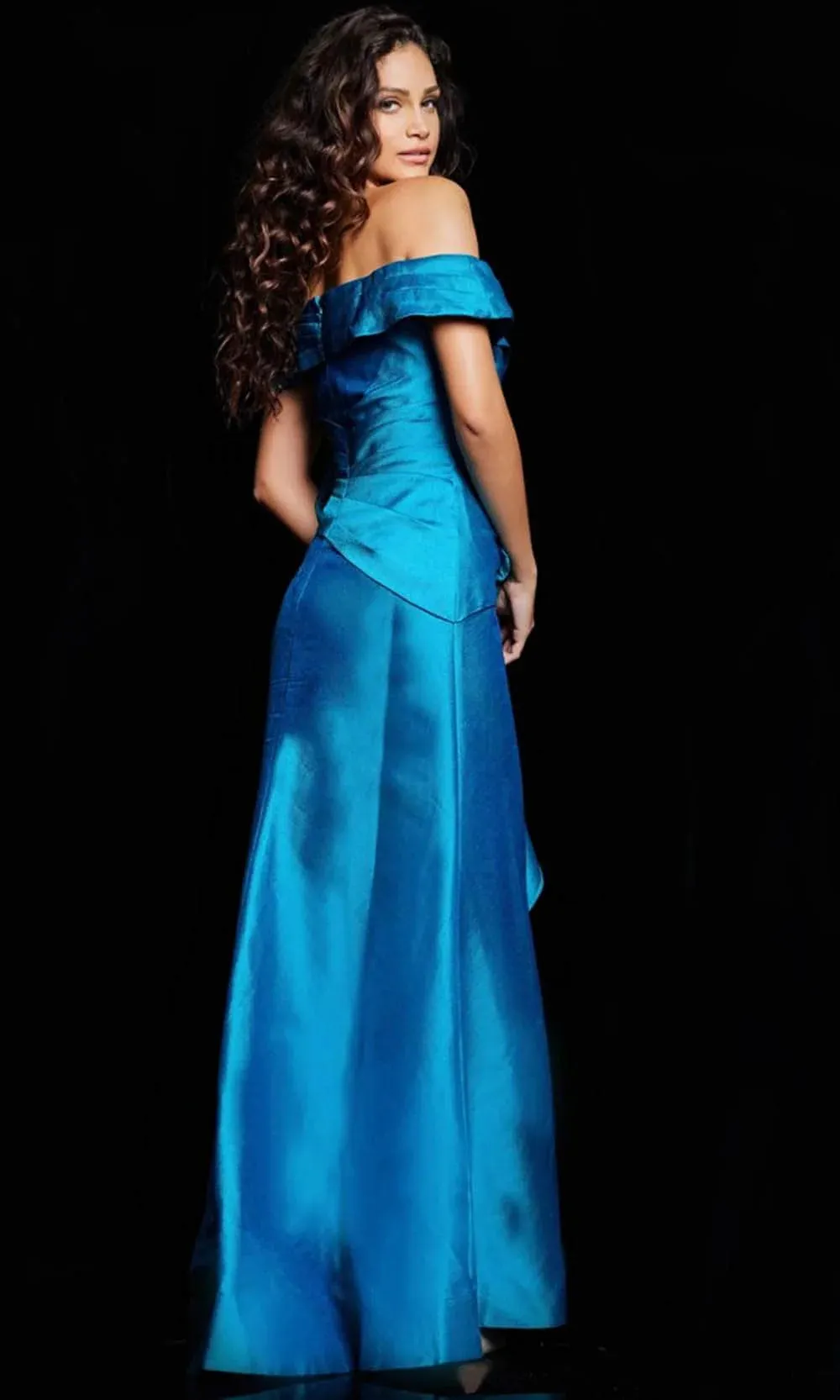 Jovani 37098 Sweetheart Taffeta Evening Gown sold by The Gown Galleria product image thumbnail 2