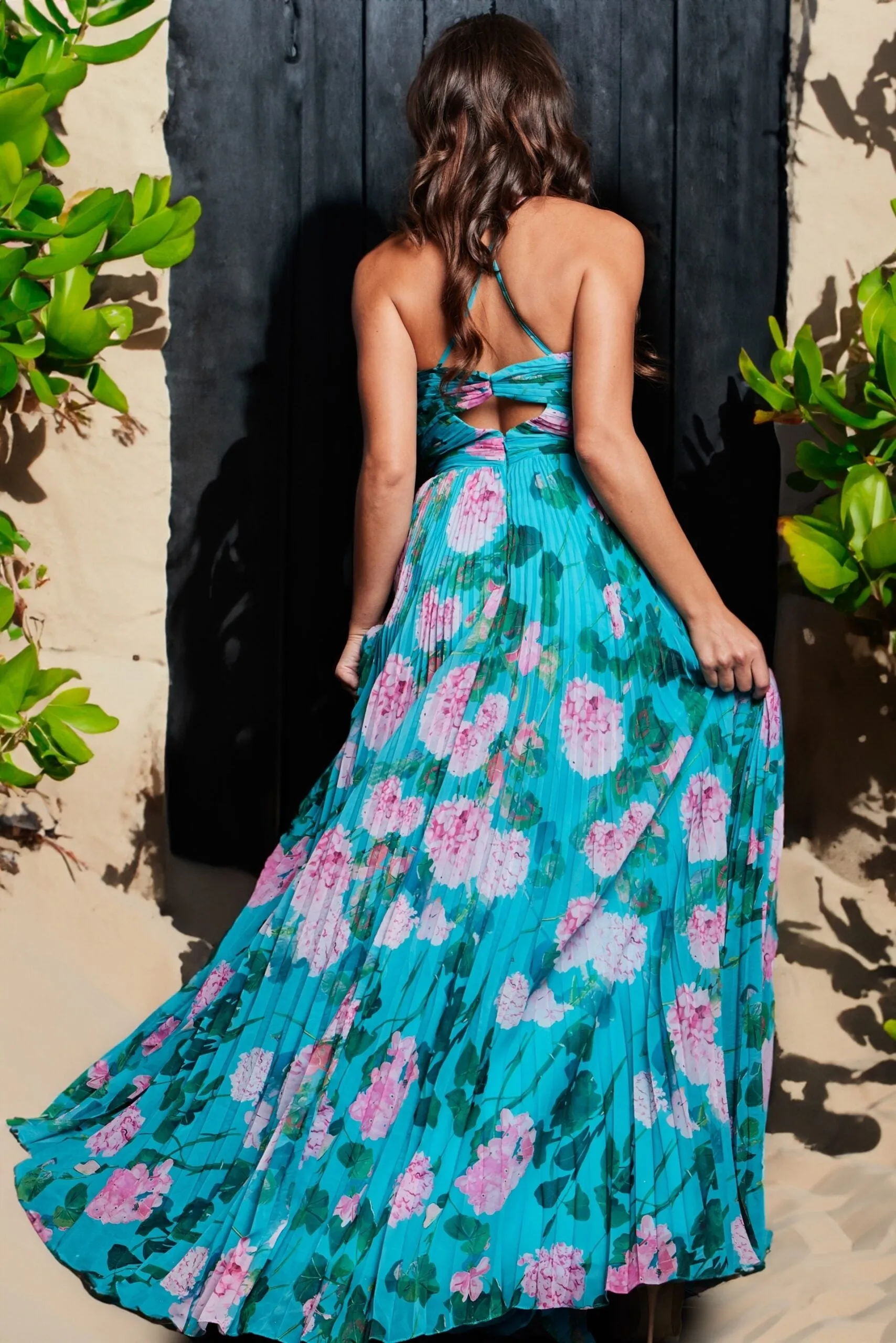 Jovani 38638 Floral Printed A-line Dress sold by The Gown Galleria product image thumbnail 2