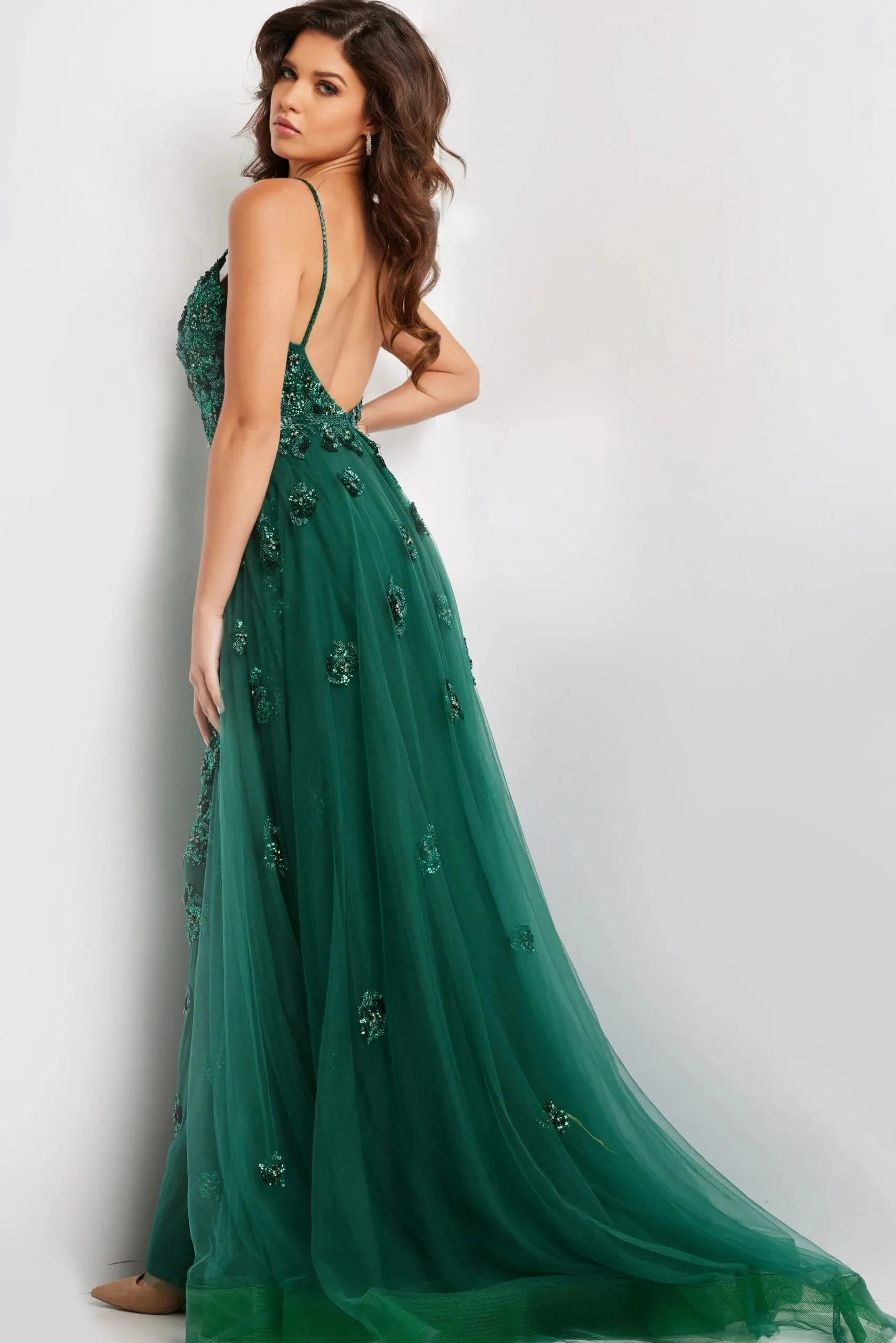 Jovani 39434 Sequin Embellished Prom Gown sold by The Gown Galleria product image thumbnail 2