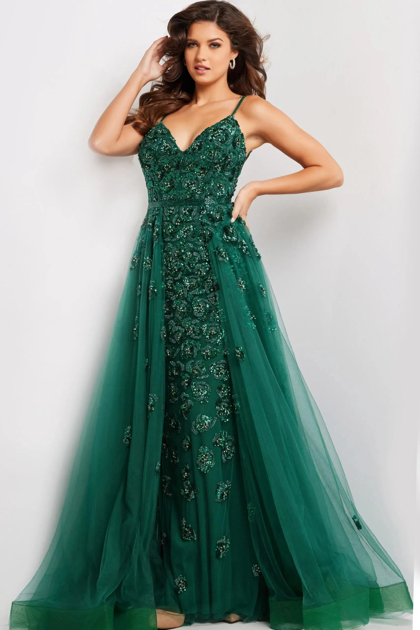 Jovani 39434 Sequin Embellished Prom Gown sold by The Gown Galleria product image thumbnail 4