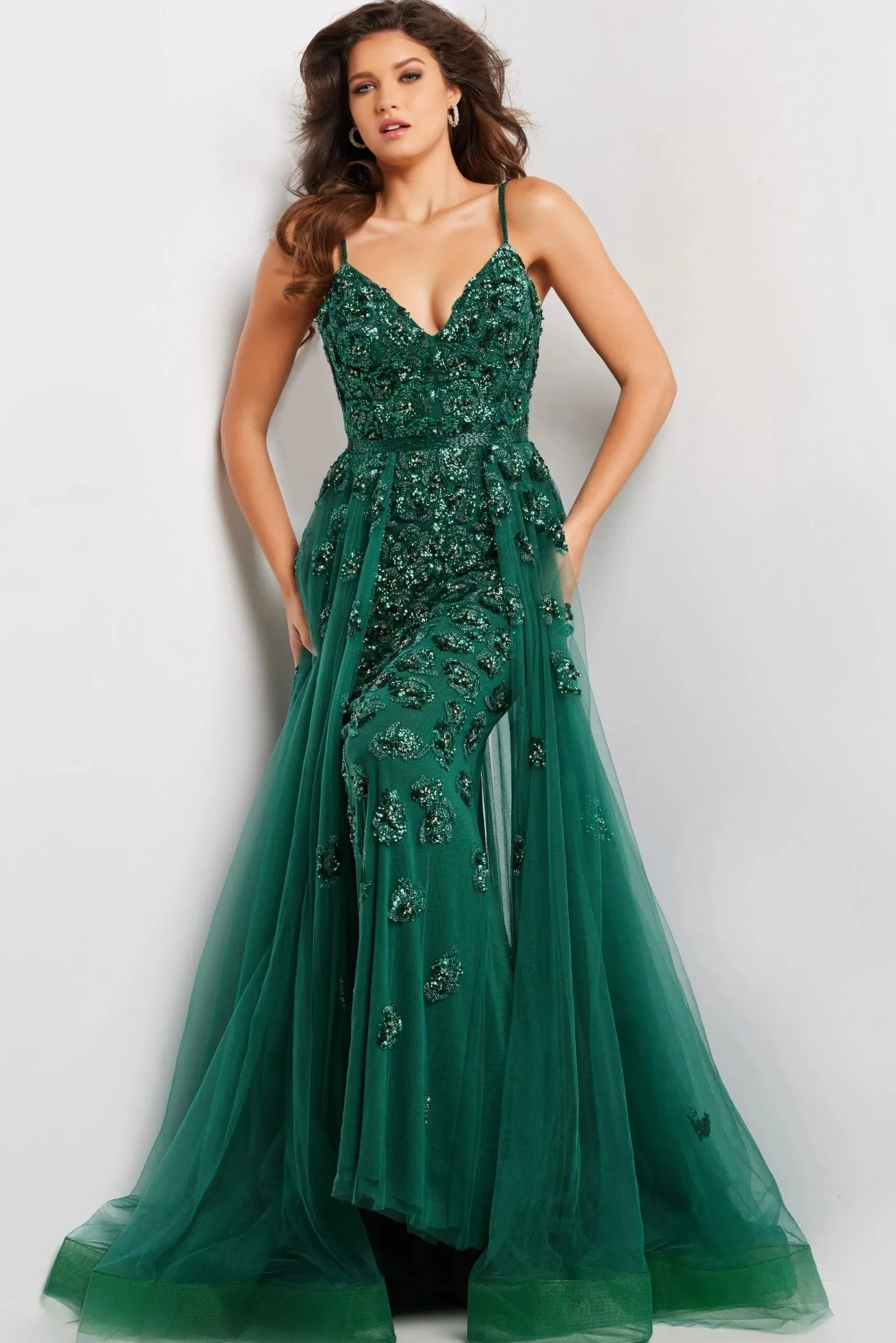 Jovani 39434 Sequin Embellished Prom Gown sold by The Gown Galleria