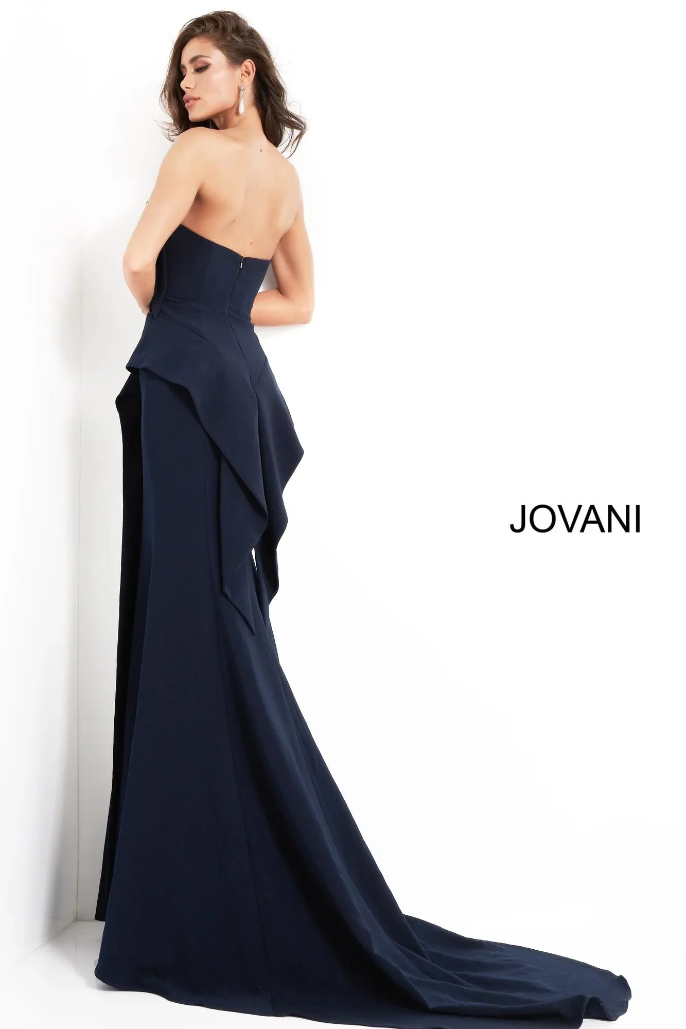Jovani 4466 Strapless Sweetheart Neckline Mermaid Evening Dress sold by The Gown Galleria product image thumbnail 2