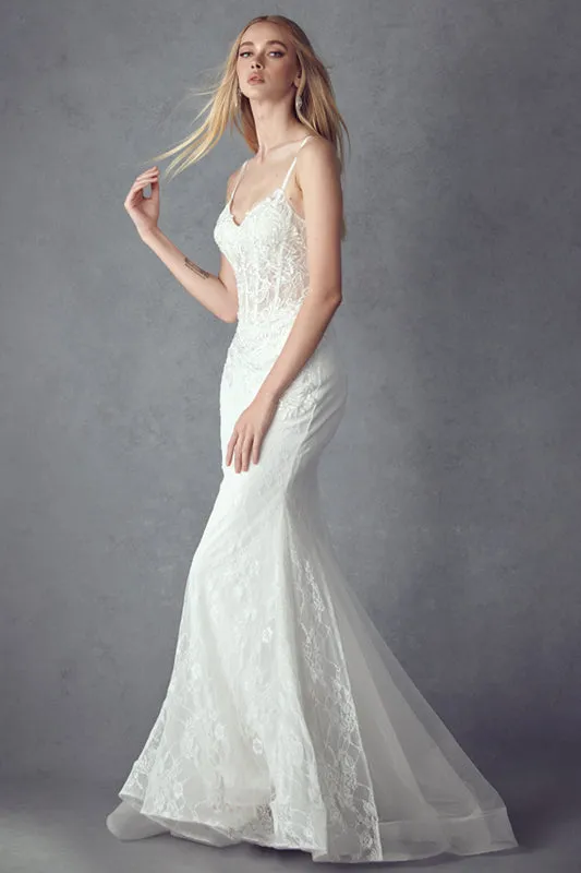 Juliet JT2481UW Embellished Lace Mermaid Gown sold by The Gown Galleria product image thumbnail 2