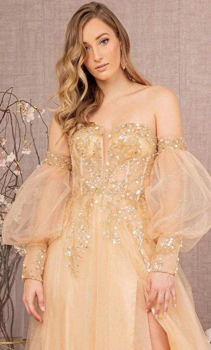 GLS BY GLORIA GL3118 Sweetheart Sequin Mesh Prom Gown sold by The Gown Galleria product image thumbnail 4