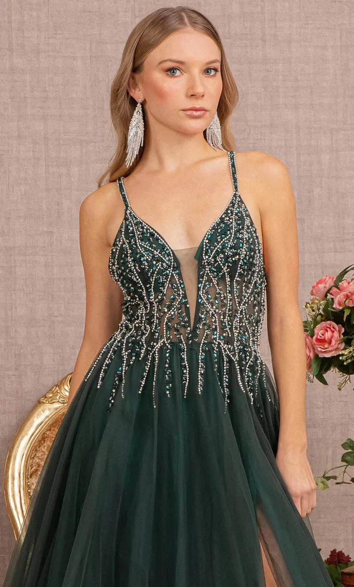 GLS BY GLORIA GL3137 Tulle Skirt Prom Gown sold by The Gown Galleria product image thumbnail 3
