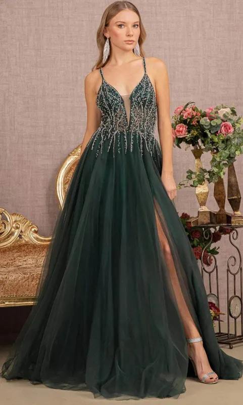 GLS BY GLORIA GL3137 Tulle Skirt Prom Gown sold by The Gown Galleria