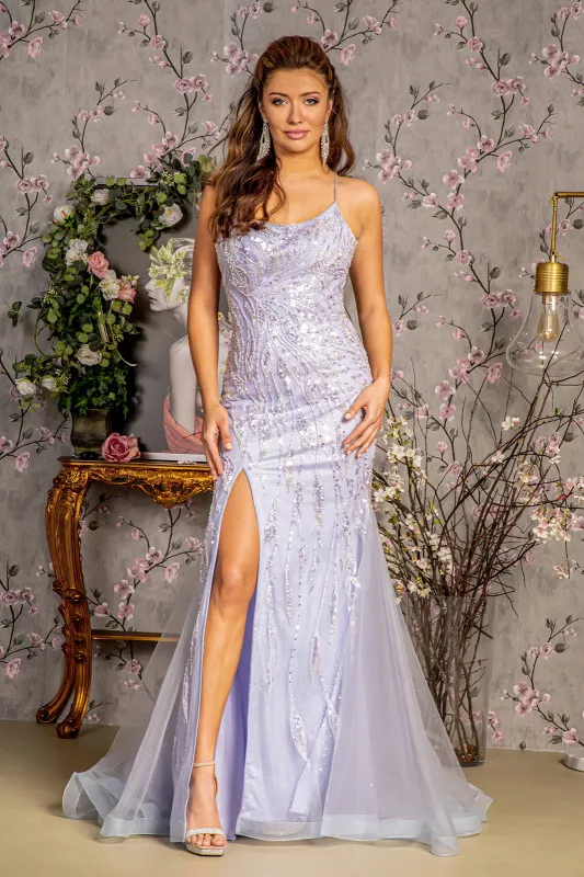 GLS BY GLORIA GL3382 Jewel Embellished Sleeveless Prom Gown sold by The Gown Galleria