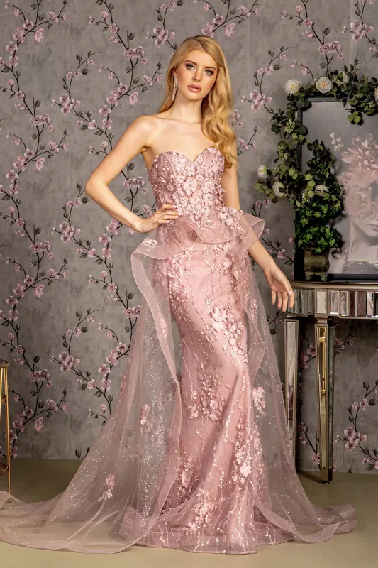 GLS BY GLORIA GL3257 Sweetheart Peplum Evening Dress sold by The Gown Galleria