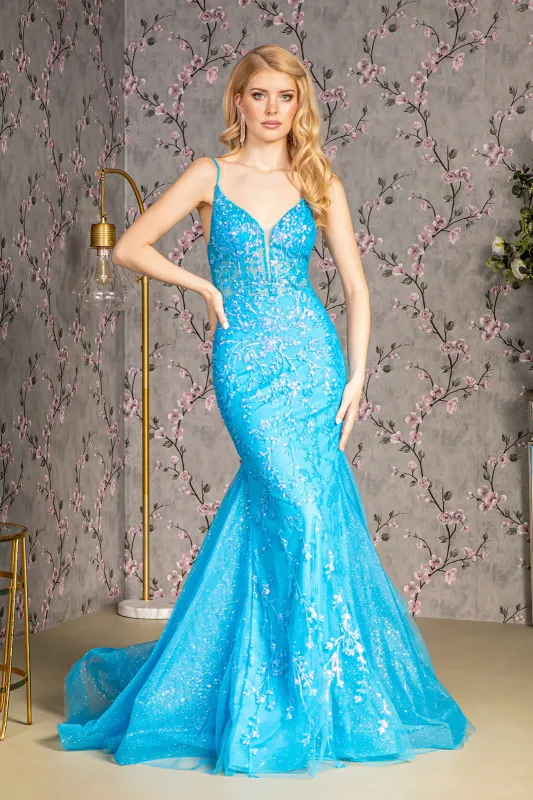 GLS BY GLORIA GL3220 Embellished Trumpet Evening Dress sold by The Gown Galleria