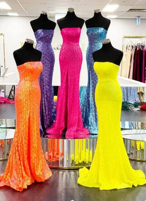 PORTIA & SCARLETT PS22378 Strapless Sequin Gown sold by The Gown Galleria product image thumbnail 3