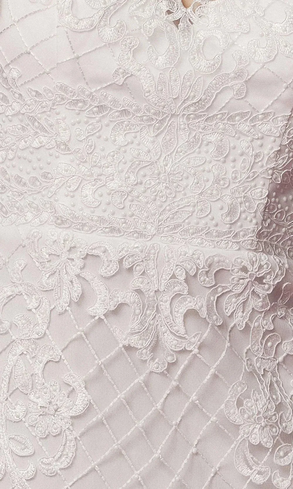 NOX ANABEL A398W Embroidered Bodice Mermaid Wedding Dress sold by The Gown Galleria product image thumbnail 4