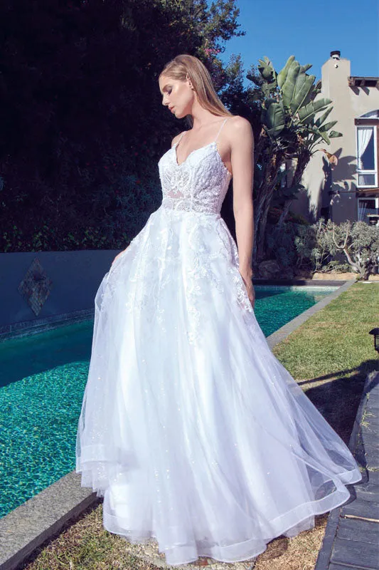 JULIET 251W Embroidered Bodice with Open Back Ball Gown sold by The Gown Galleria product image thumbnail 5