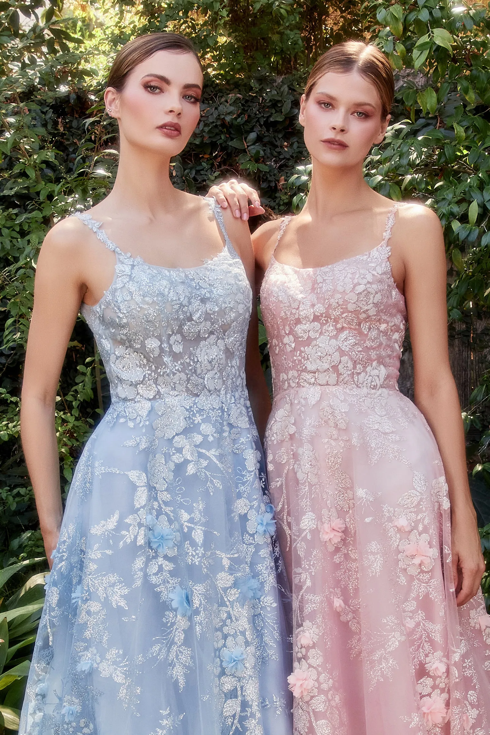 ANDREA & LEO A1124 Floral Scoop Tulle Ball Gown Dress sold by The Gown Galleria product image thumbnail 4