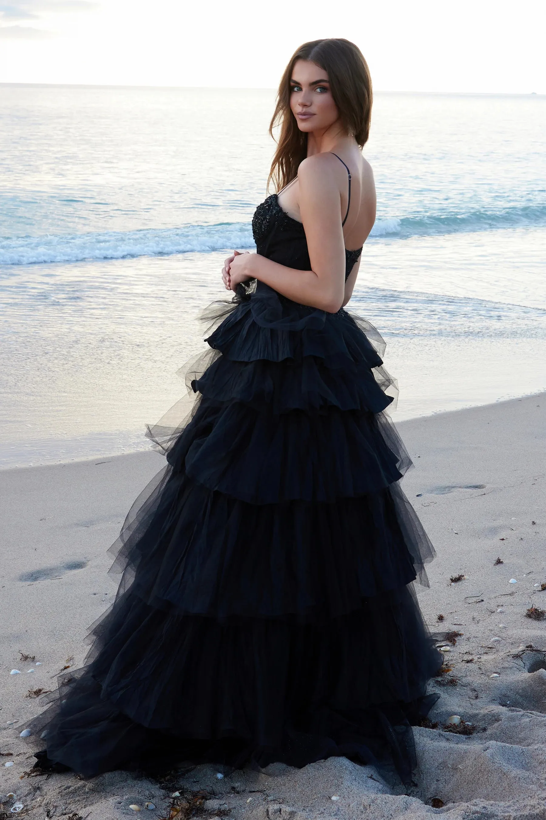 NOX ANABEL Y1545 Tulle Sweetheart Ball Gown sold by The Gown Galleria product image thumbnail 5