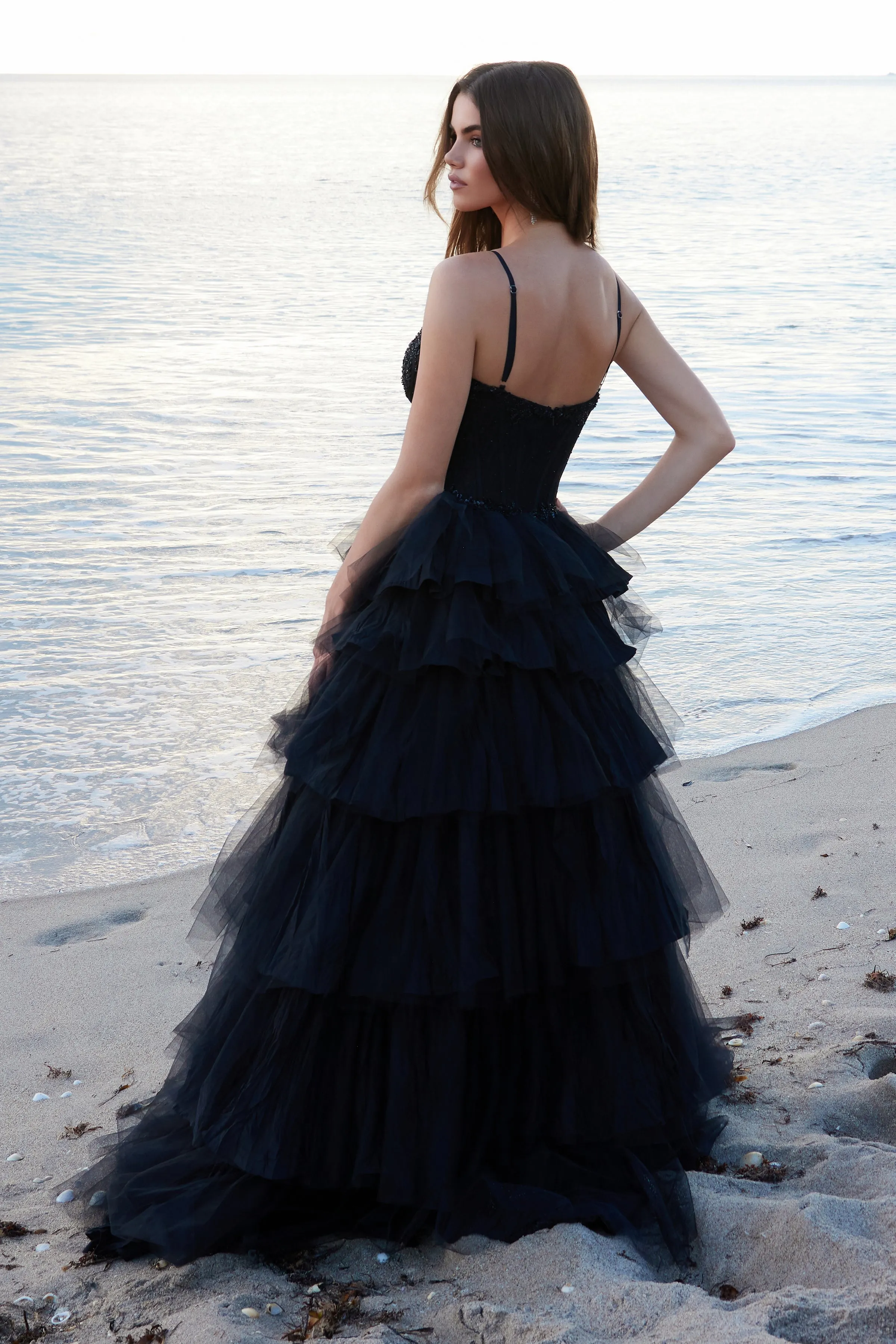 NOX ANABEL Y1545 Tulle Sweetheart Ball Gown sold by The Gown Galleria product image thumbnail 2