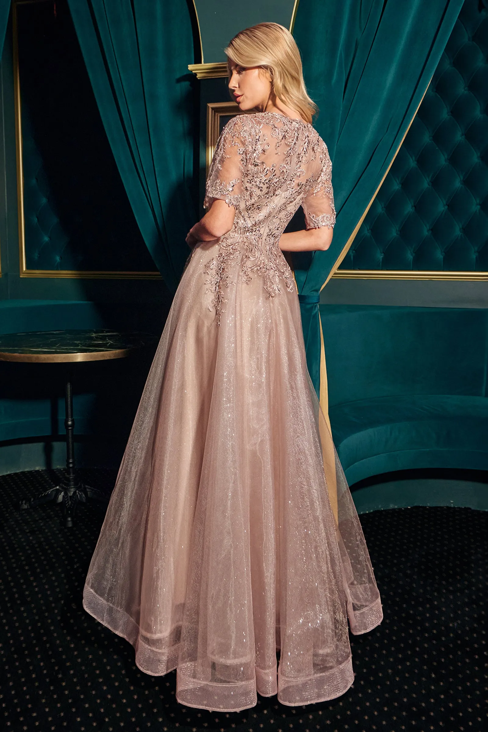 Cinderella Divine CD726 Evening Gown A-Line Silhouette sold by The Gown Galleria product image thumbnail 2