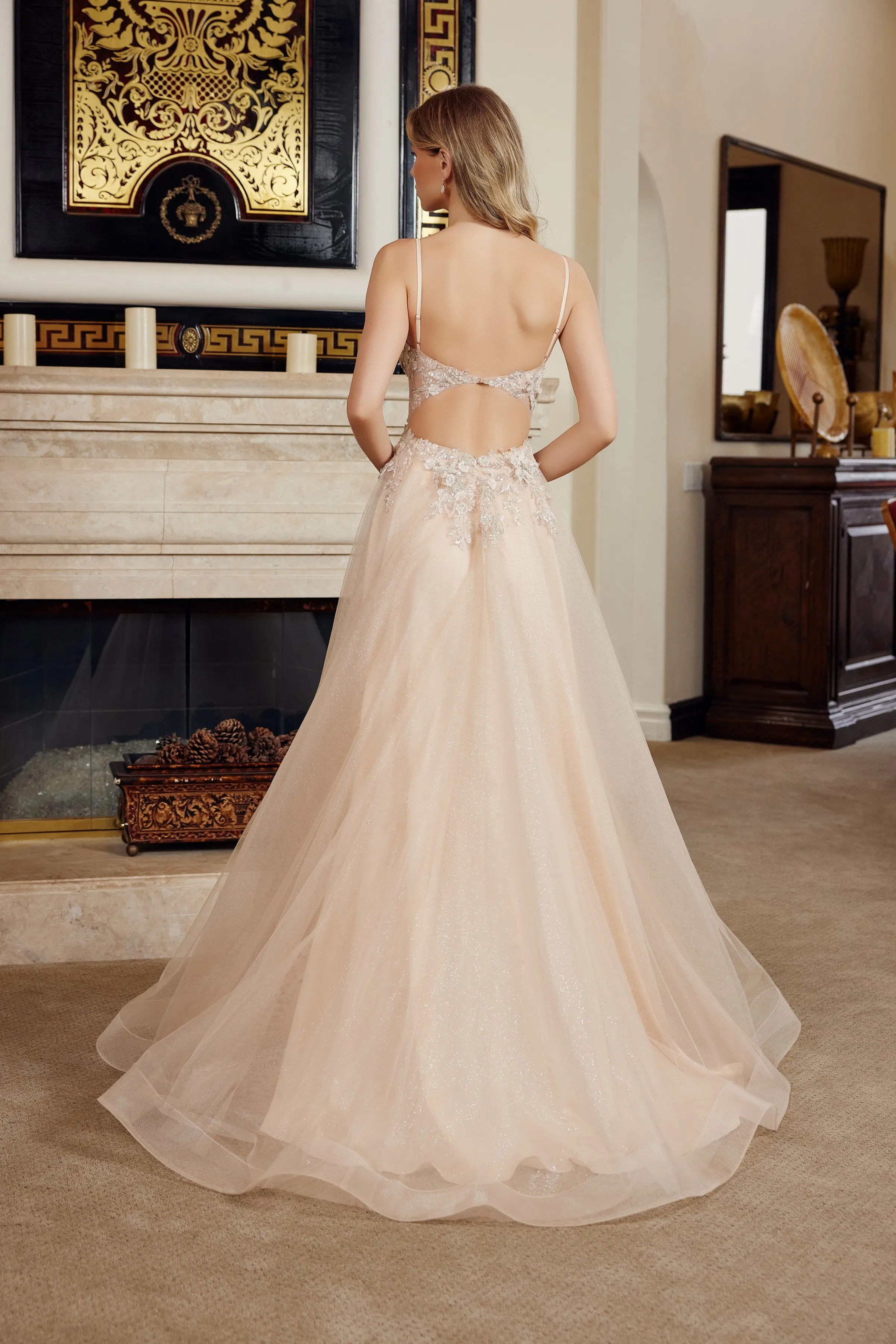 Nox Anabel G1787 A-Line prom dress with Sweetheart Neckline sold by The Gown Galleria product image thumbnail 5