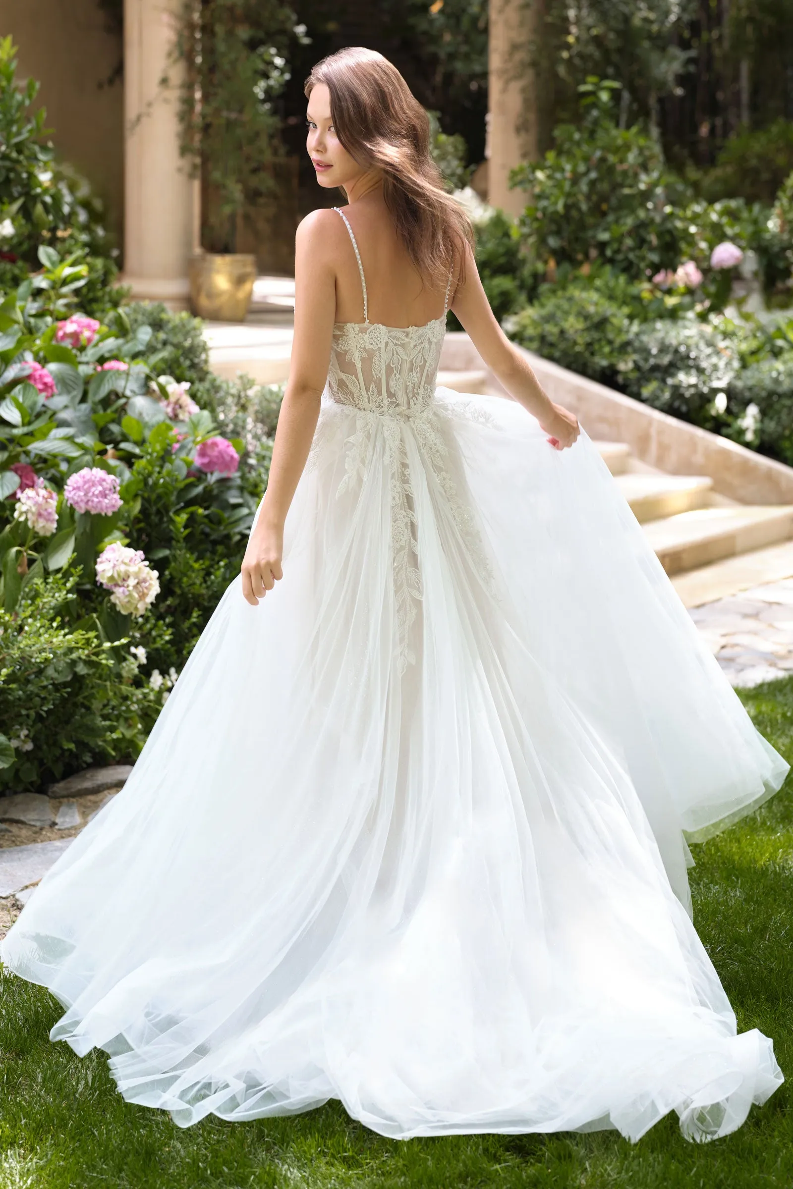 Andrea & Leo WL087 A-Line Evening Gown with Plunging Neckline sold by The Gown Galleria product image thumbnail 2