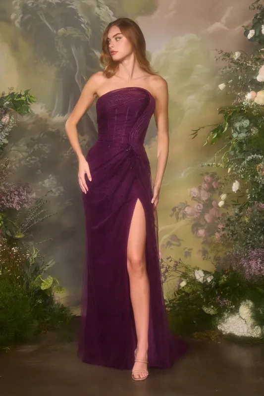 Andrea & Leo A1497 Evening Gown with Strapless Neckline sold by The Gown Galleria