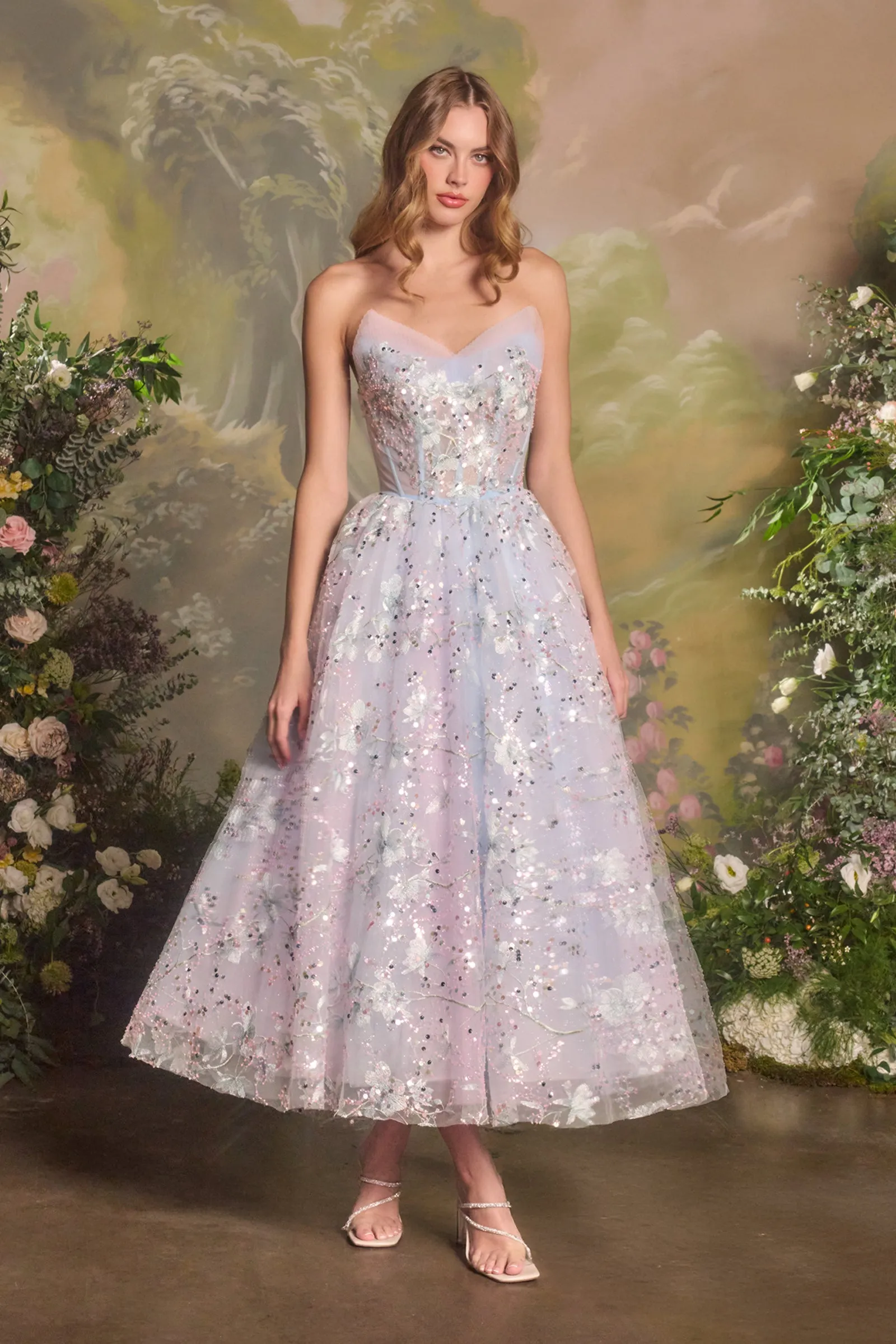 Andrea & Leo A1485 Evening Gown with Strapless Sweetheart Neckline sold by The Gown Galleria