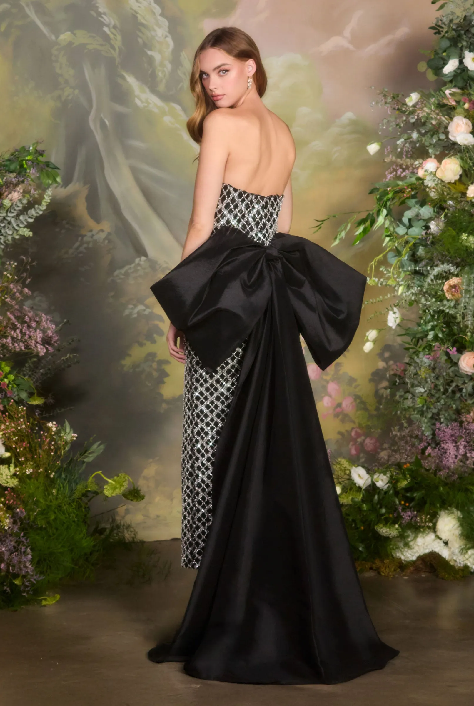 Andrea & Leo A1486 Strapless Evening Gown with Column Silhouette sold by The Gown Galleria product image thumbnail 2