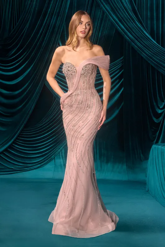 Andrea & Leo A1504 Evening Gown with Sweetheart Neckline sold by The Gown Galleria