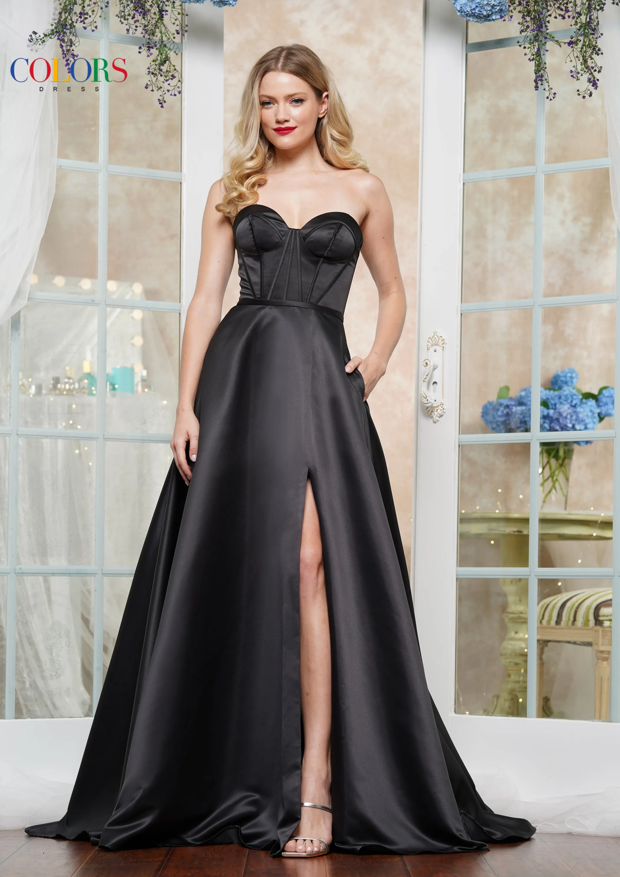 Colors Dress 3434 Strapless Prom Dress With Sweetheart Neckline sold by The Gown Galleria product image thumbnail 5