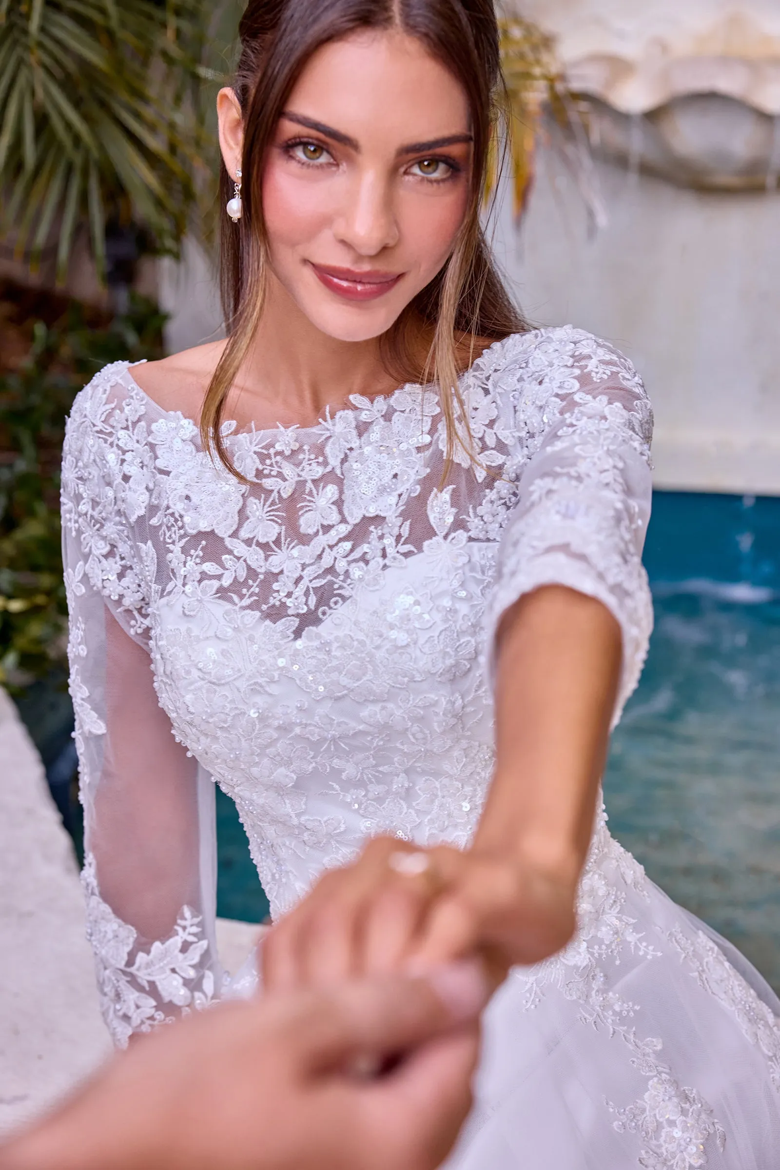 Cinderella Divine J883W Evening Gown with Elegant Silhouette sold by The Gown Galleria product image thumbnail 3