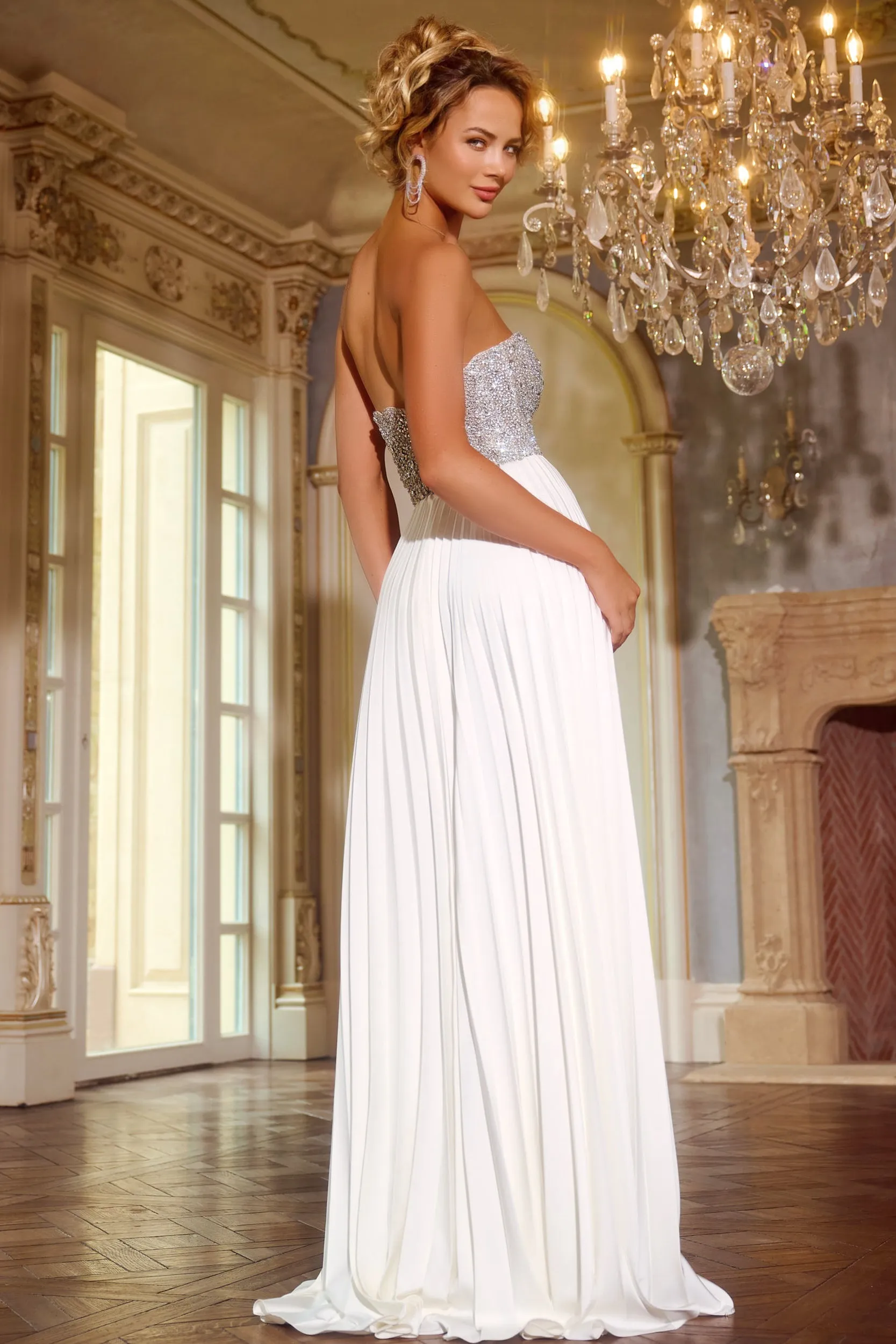 Jovani 42638 A-Line With Embellished Bodice Prom Dress sold by The Gown Galleria product image thumbnail 2