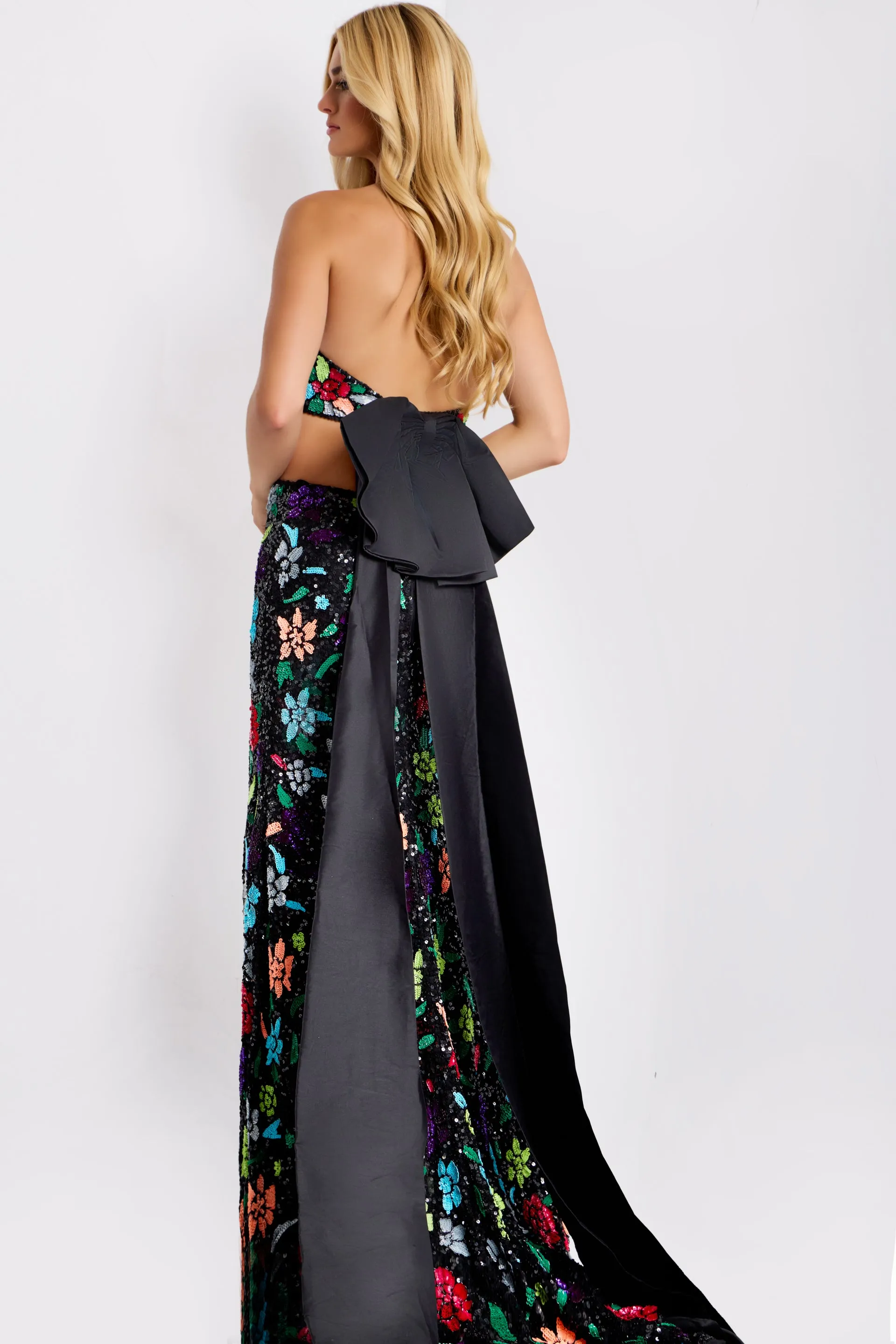 Jovani 49251 Evening Gown With Halter Neckline And Sequins sold by The Gown Galleria product image thumbnail 2
