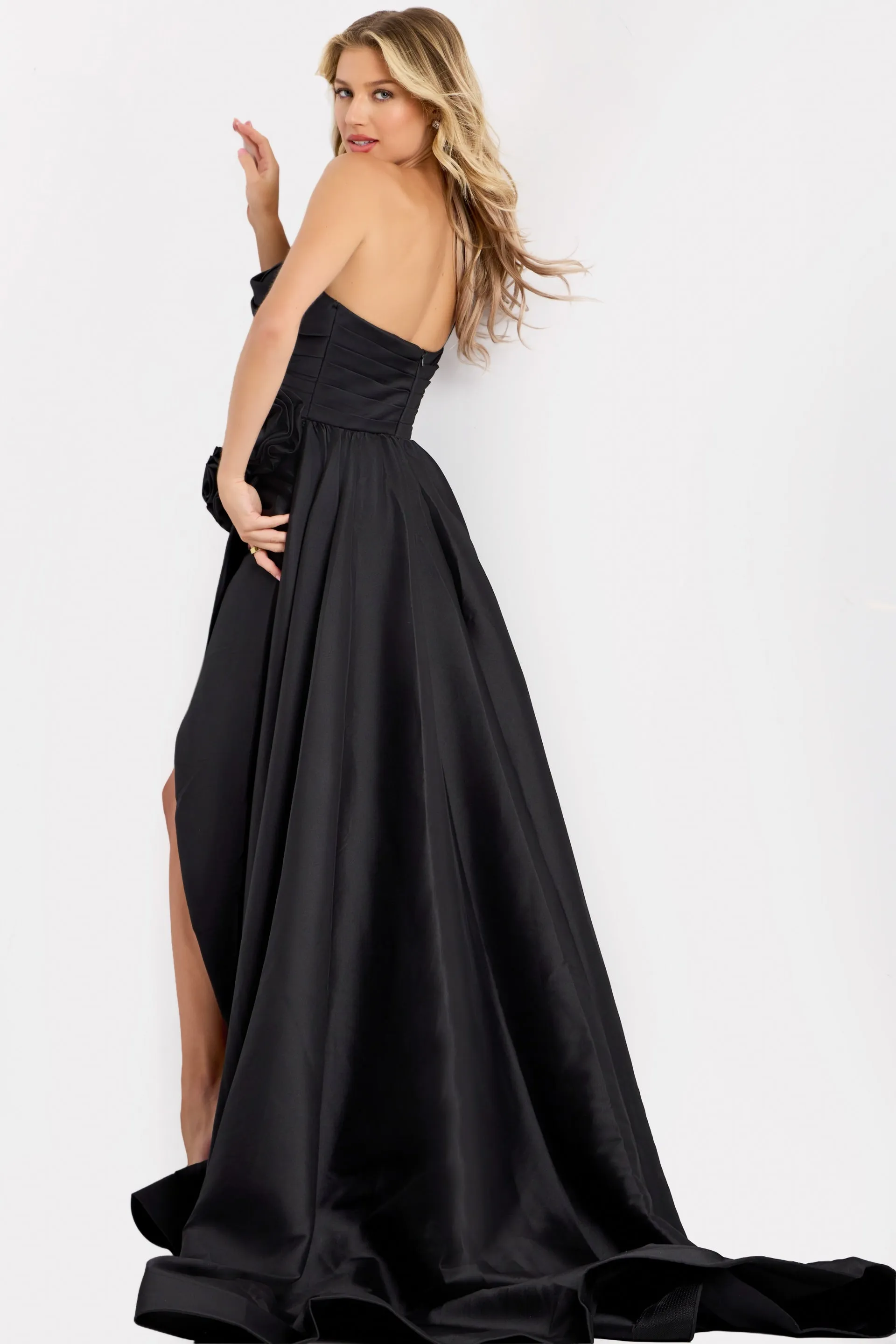 Jovani 48450 Evening Gown With One Shoulder Silhouette sold by The Gown Galleria product image thumbnail 2