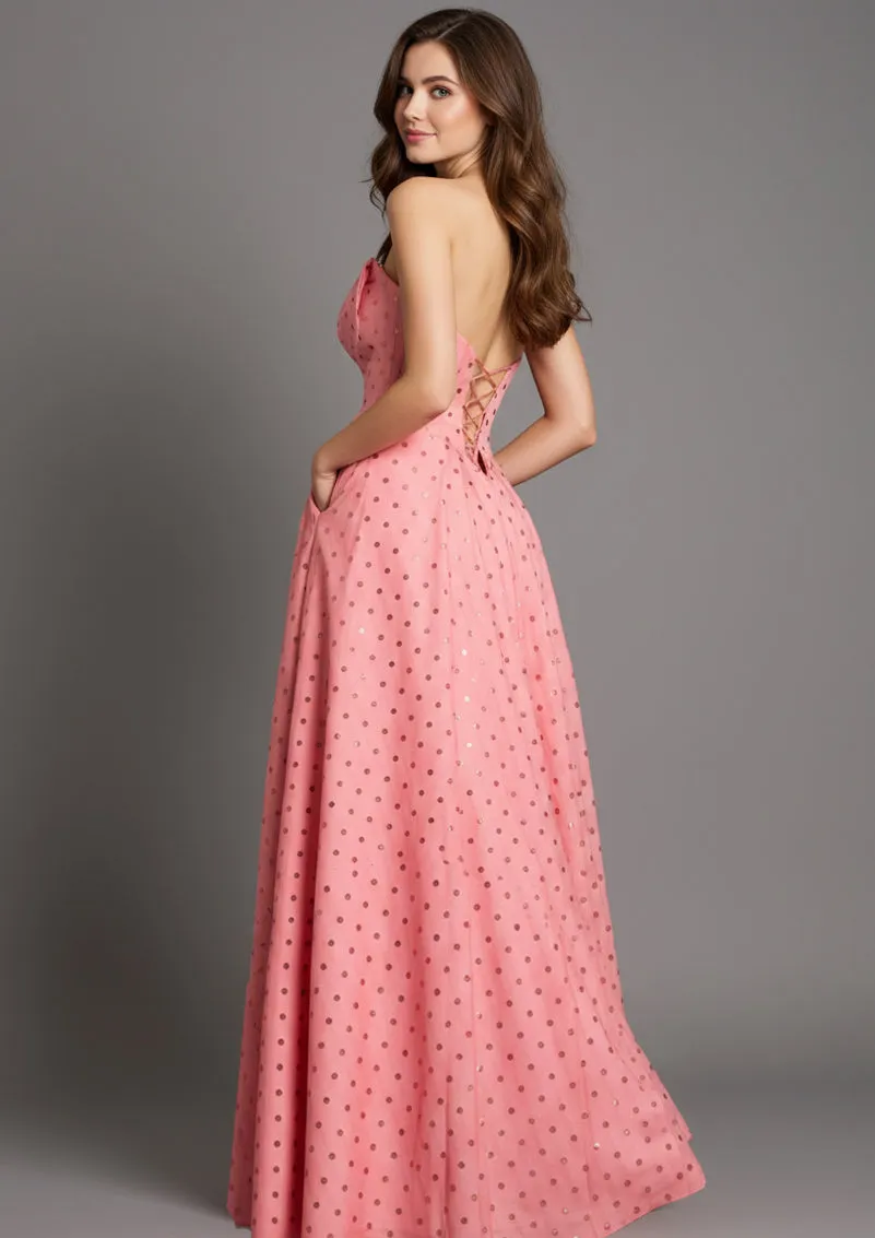 Jovani 49340 Long Prom Dress With Sweetheart Neckline sold by The Gown Galleria product image thumbnail 3