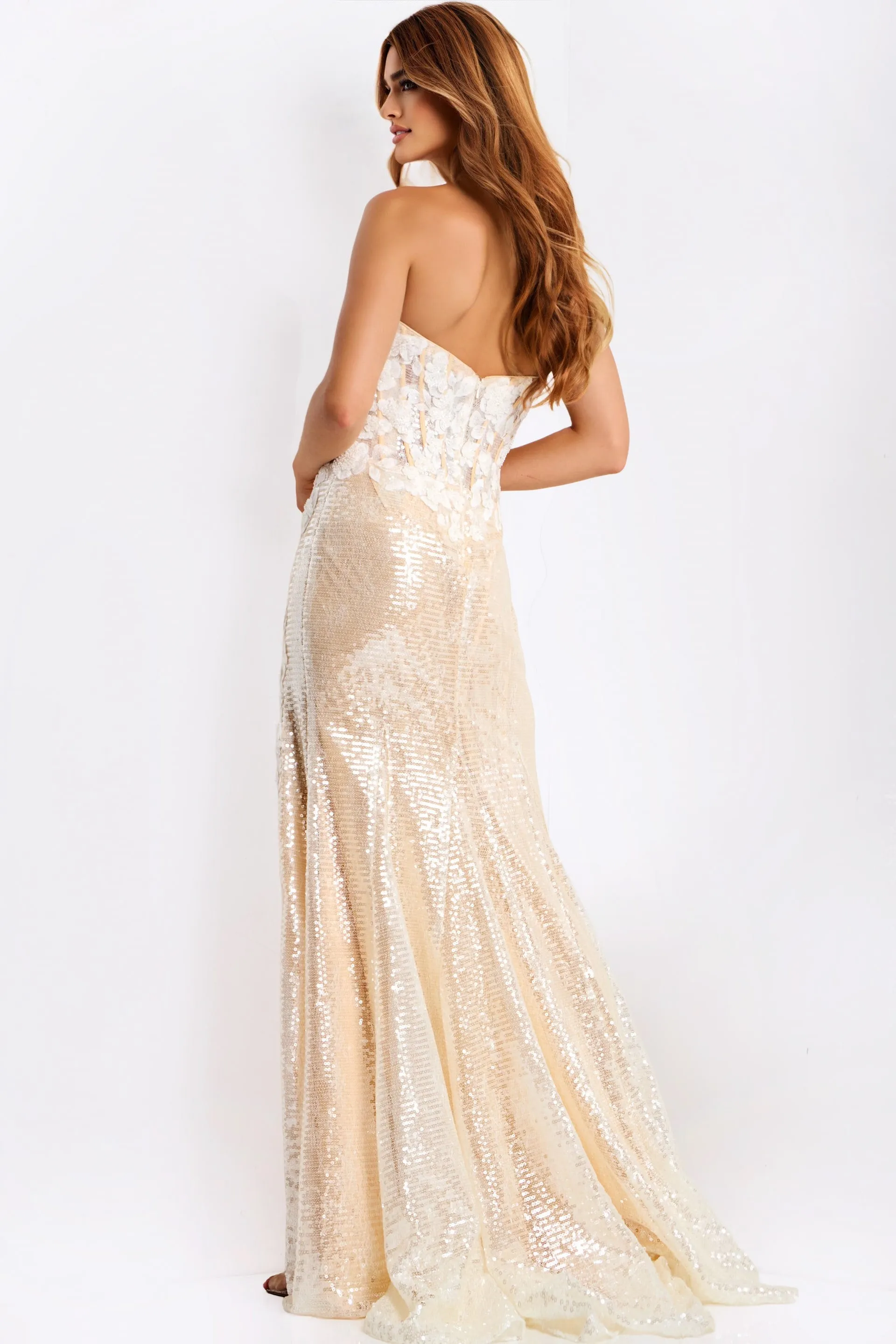 Jovani 49362 Evening Gown With Strapless Sweetheart Neckline sold by The Gown Galleria product image thumbnail 5