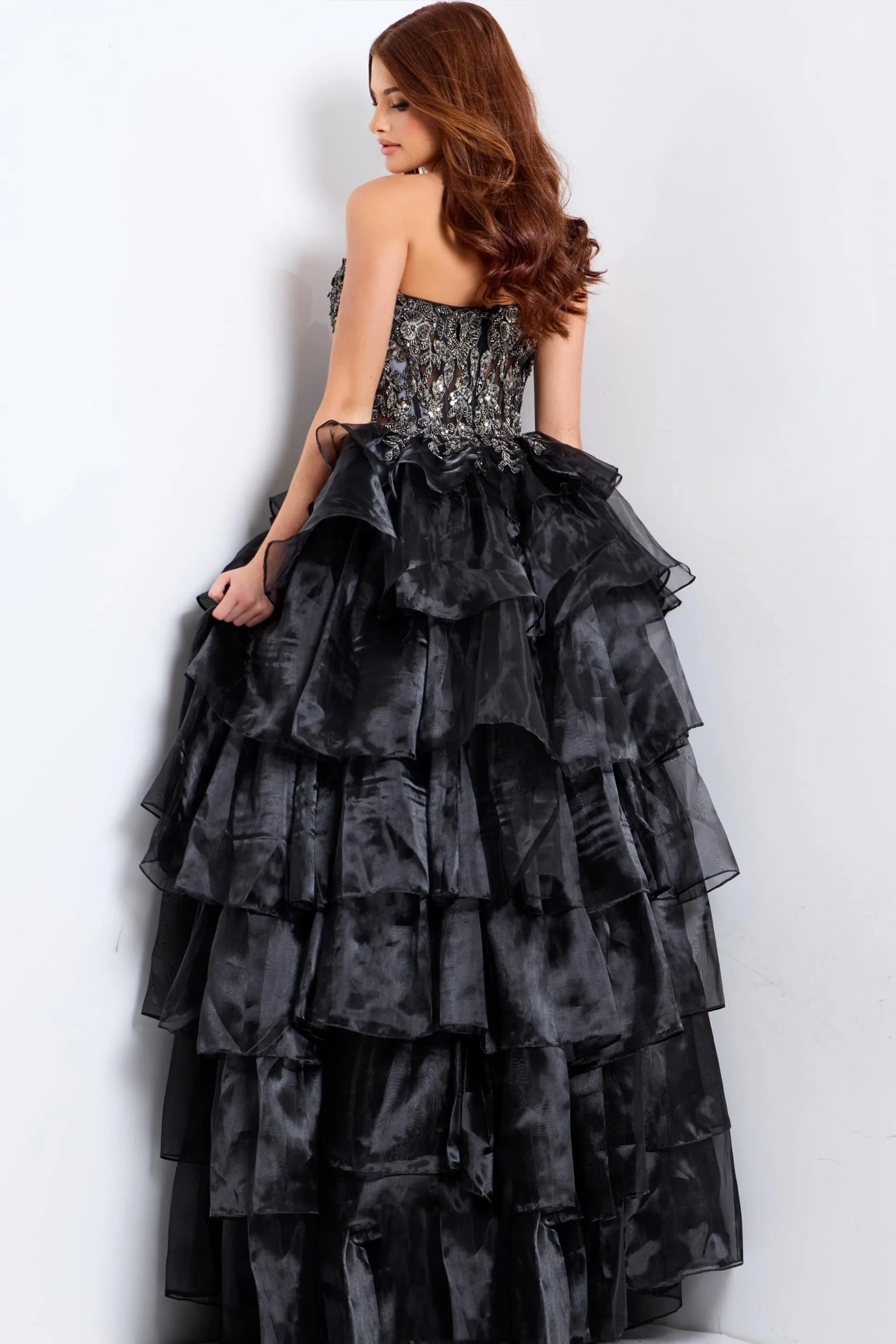 Jovani 50259 Evening Gown With Plunging Sweetheart Neckline sold by The Gown Galleria product image thumbnail 2