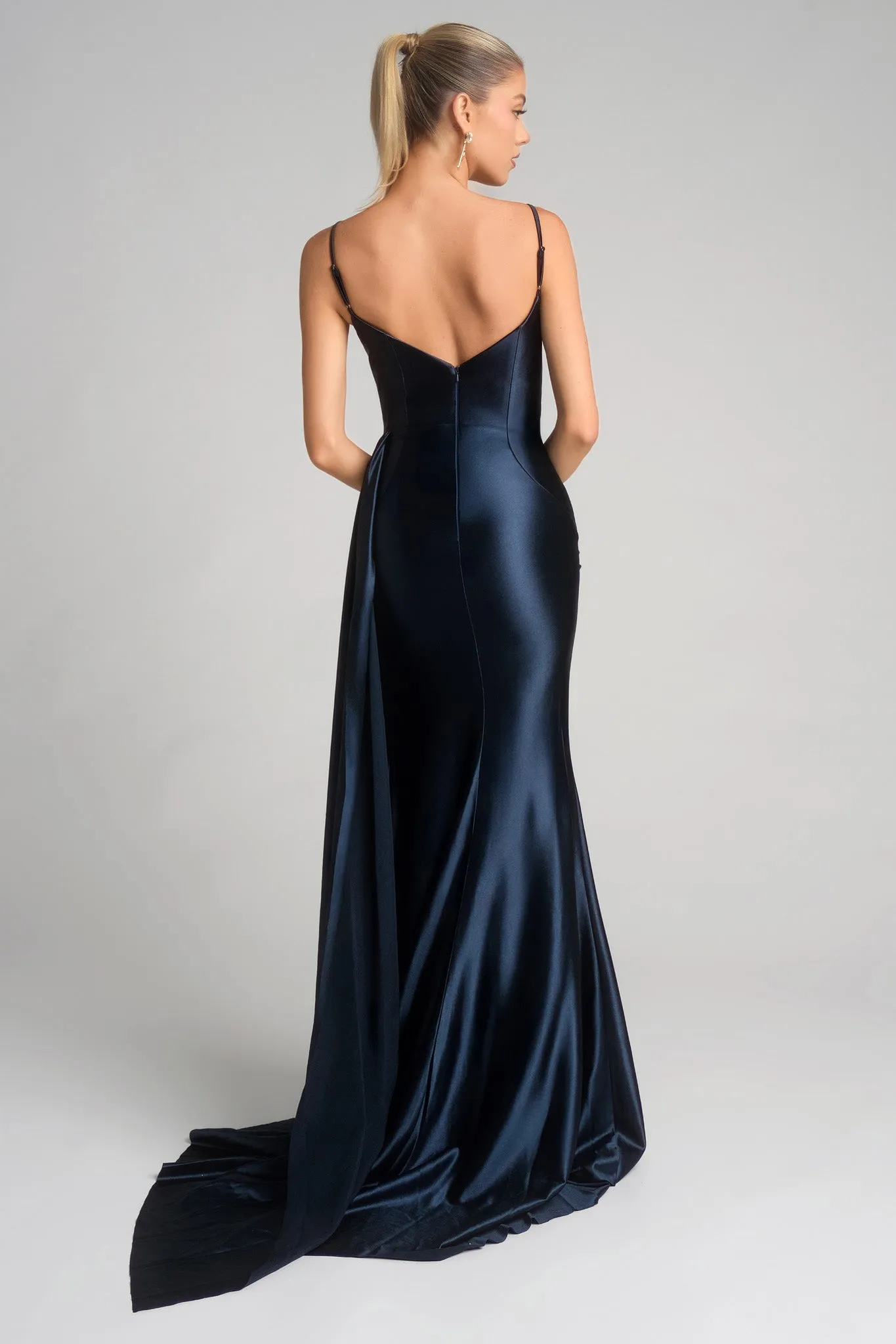 Portia & Scarlett XO037 Jewel Accent Neckline Evening Gown sold by The Gown Galleria product image thumbnail 2