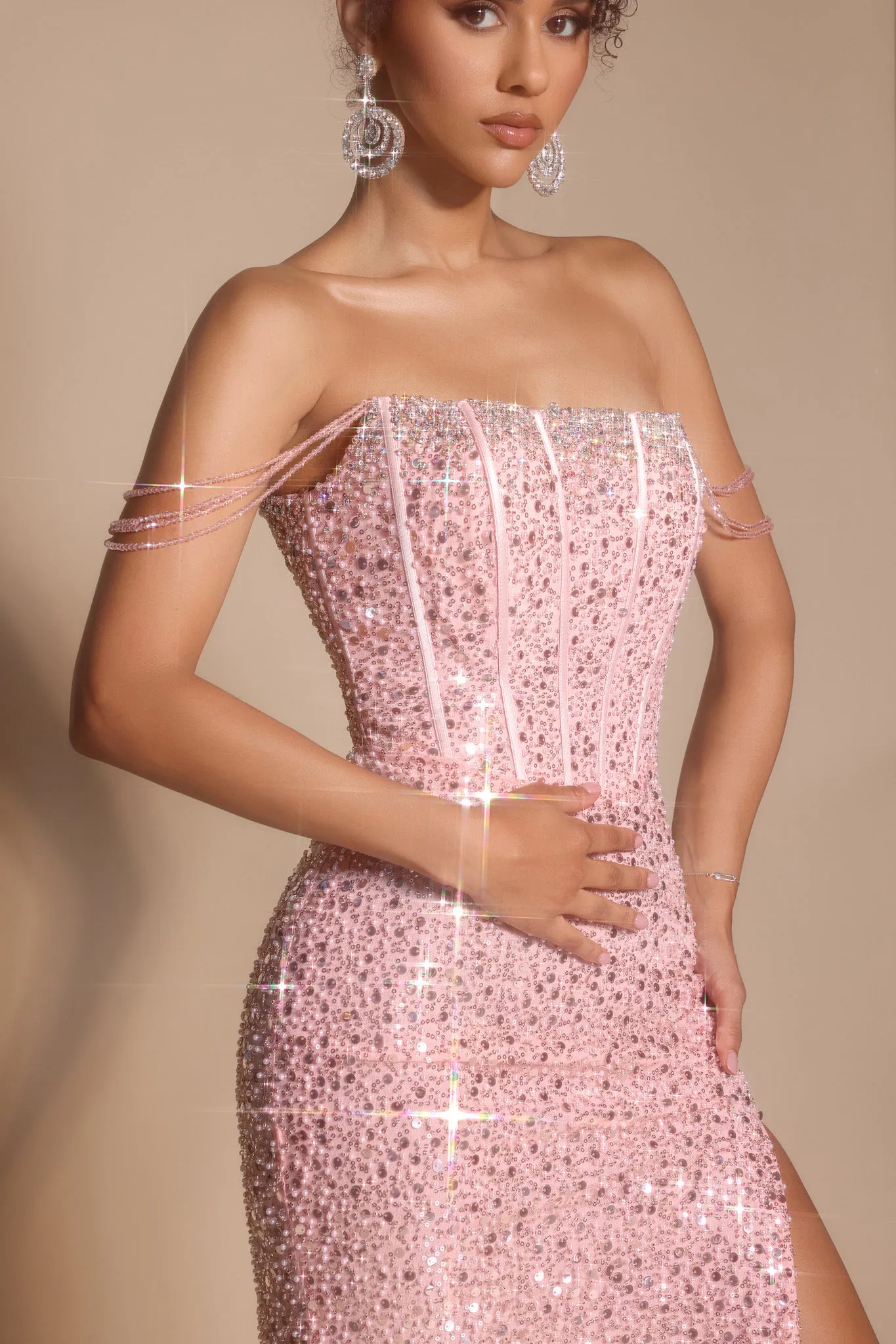 Portia & Scarlett XO054 Fitted Sheath Silhouette Evening Gown sold by The Gown Galleria product image thumbnail 3