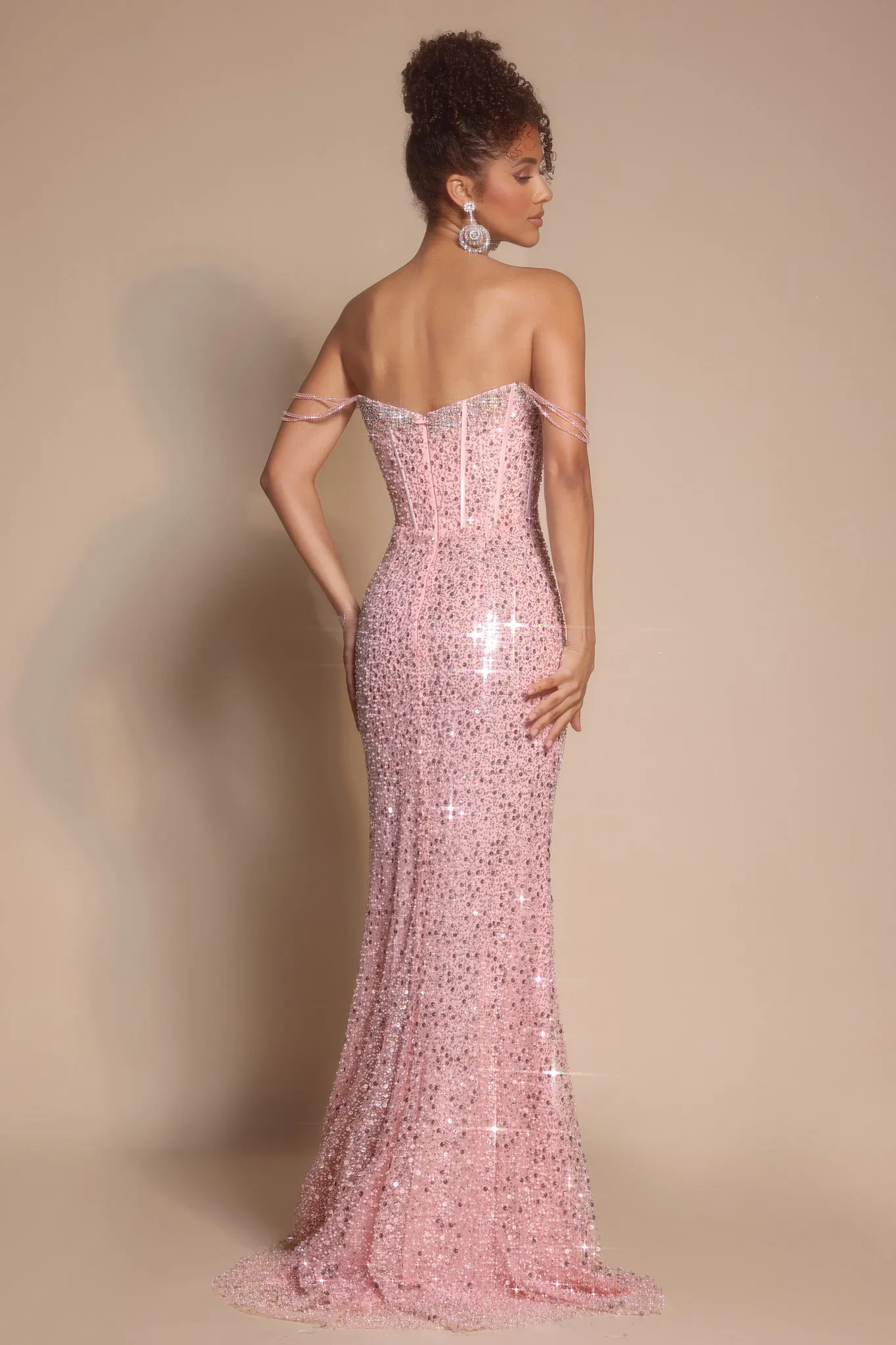 Portia & Scarlett XO054 Fitted Sheath Silhouette Evening Gown sold by The Gown Galleria product image thumbnail 2